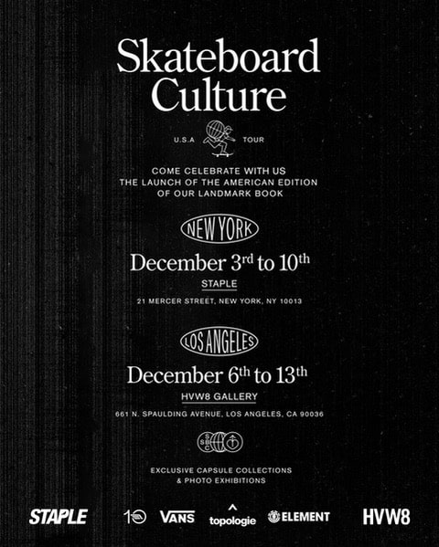 Skateboard Culture s’exporte à l’international et célèbre cinq décennies de skateboard à New York et Los Angeles