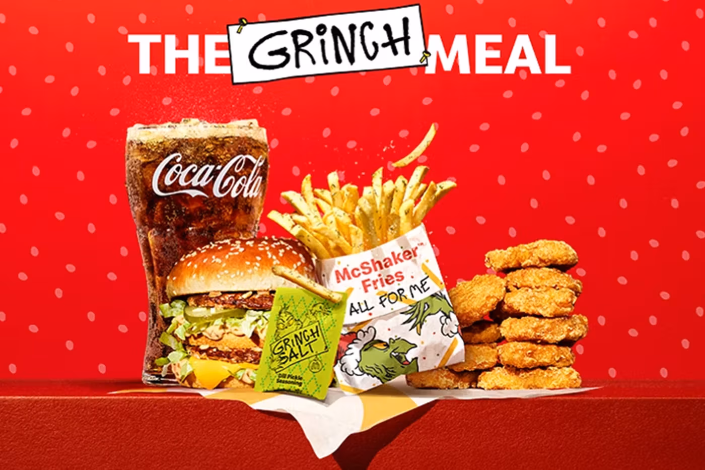 McDonald’s lance “The Grinch Meal” dès le 2 décembre aux États-Unis