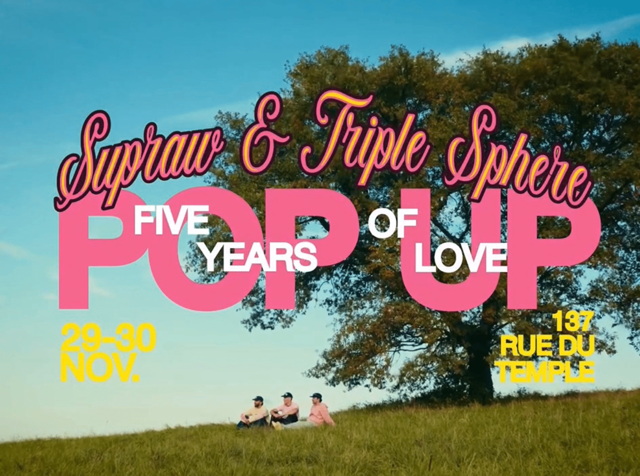 SUPRAAAW fête ses 5 ans avec un pop-up explosif à Paris