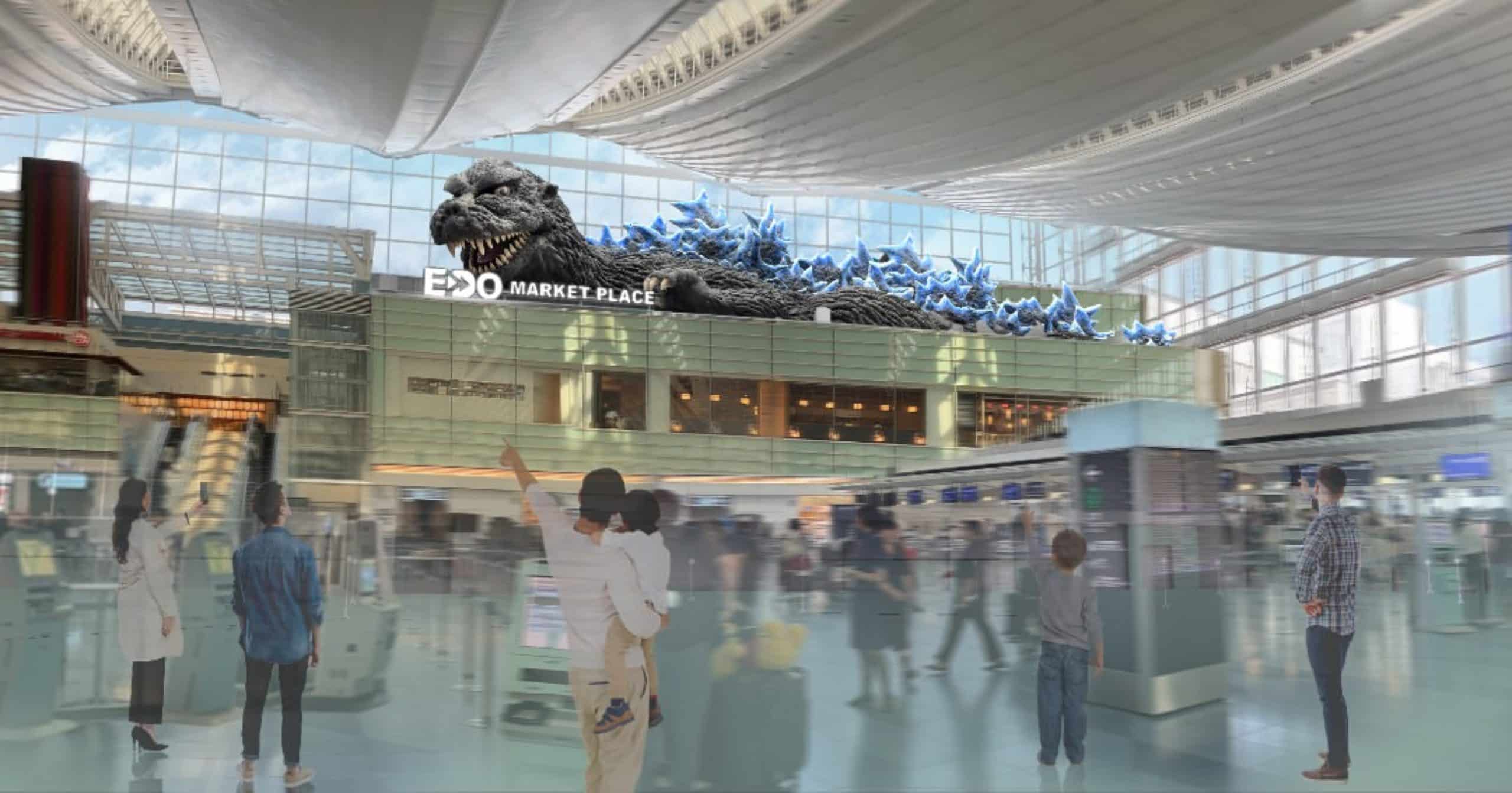 Un monument géant dédié à Godzilla débarque à l’aéroport de Haneda en décembre 2025