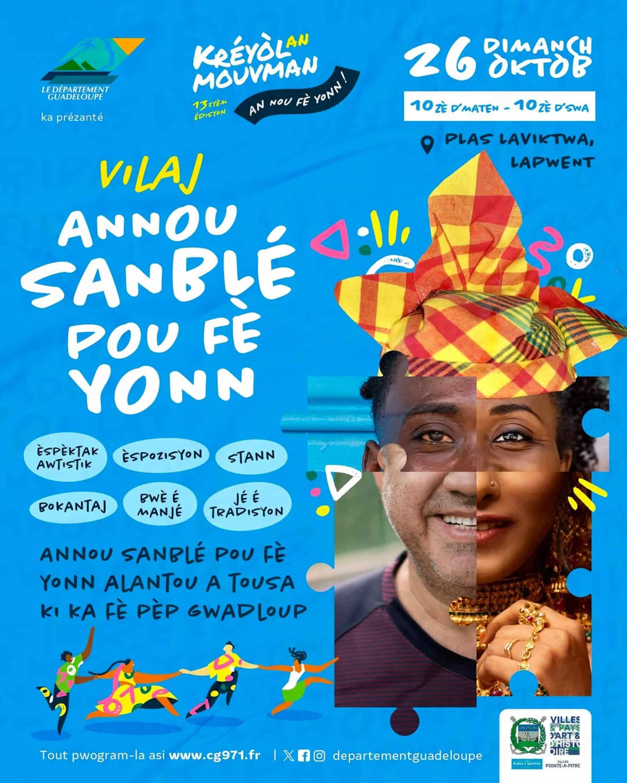 Annou sanblé pou fè yonn : la Guadeloupe célèbre la diversité de son peuple