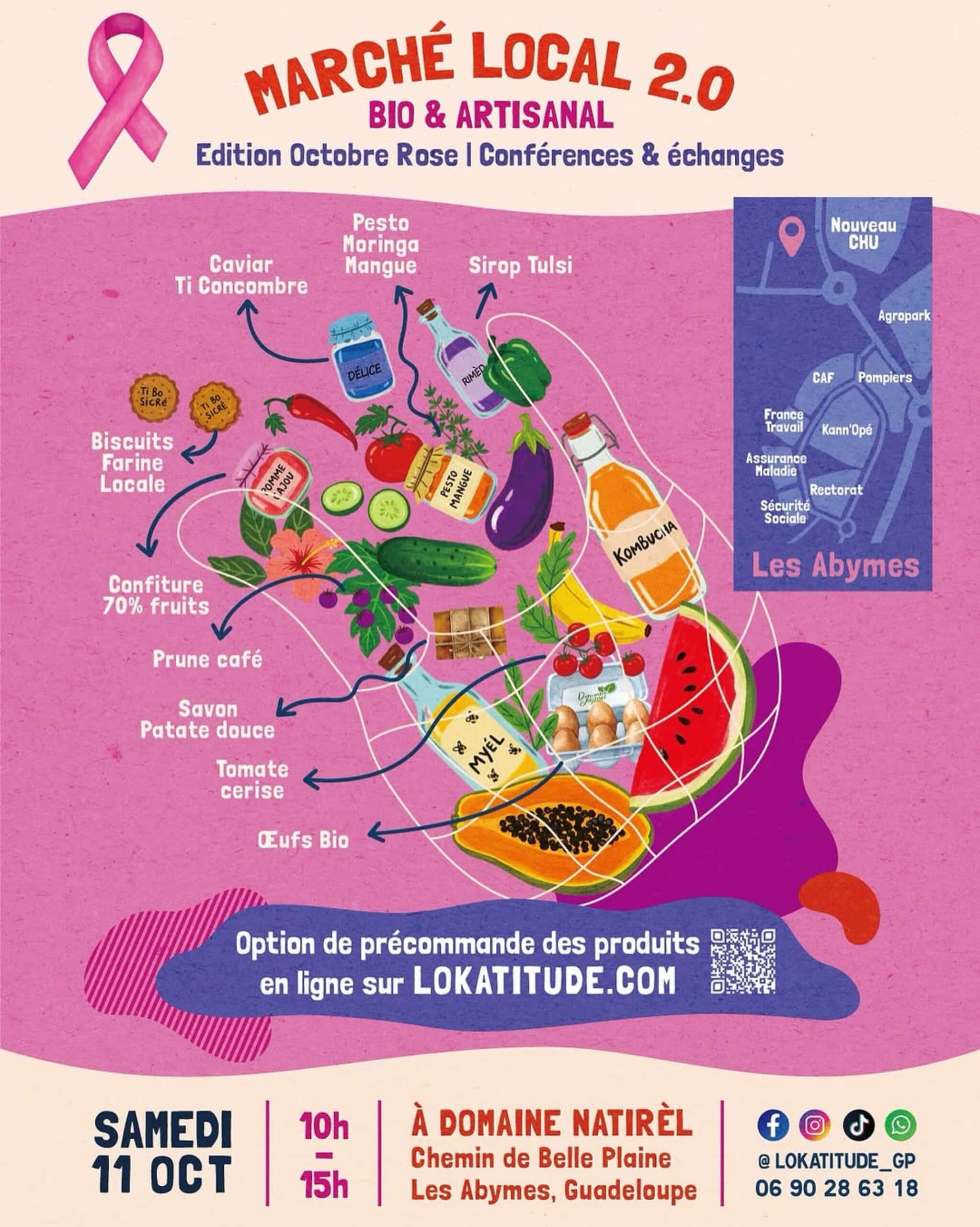 Marché Local 2.0 : une édition spéciale Octobre Rose alliant santé, bien-être et consommation locale