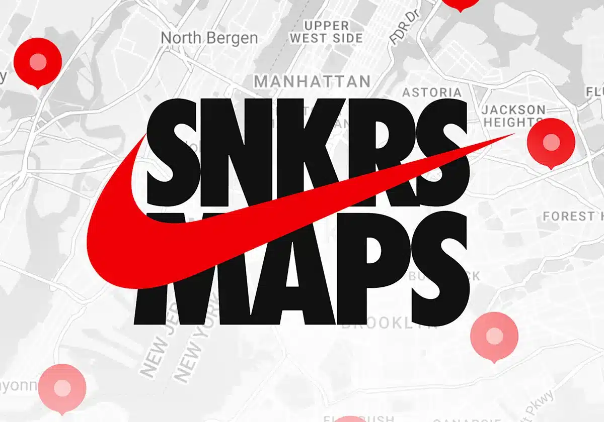 Nike lance SNKRS Maps