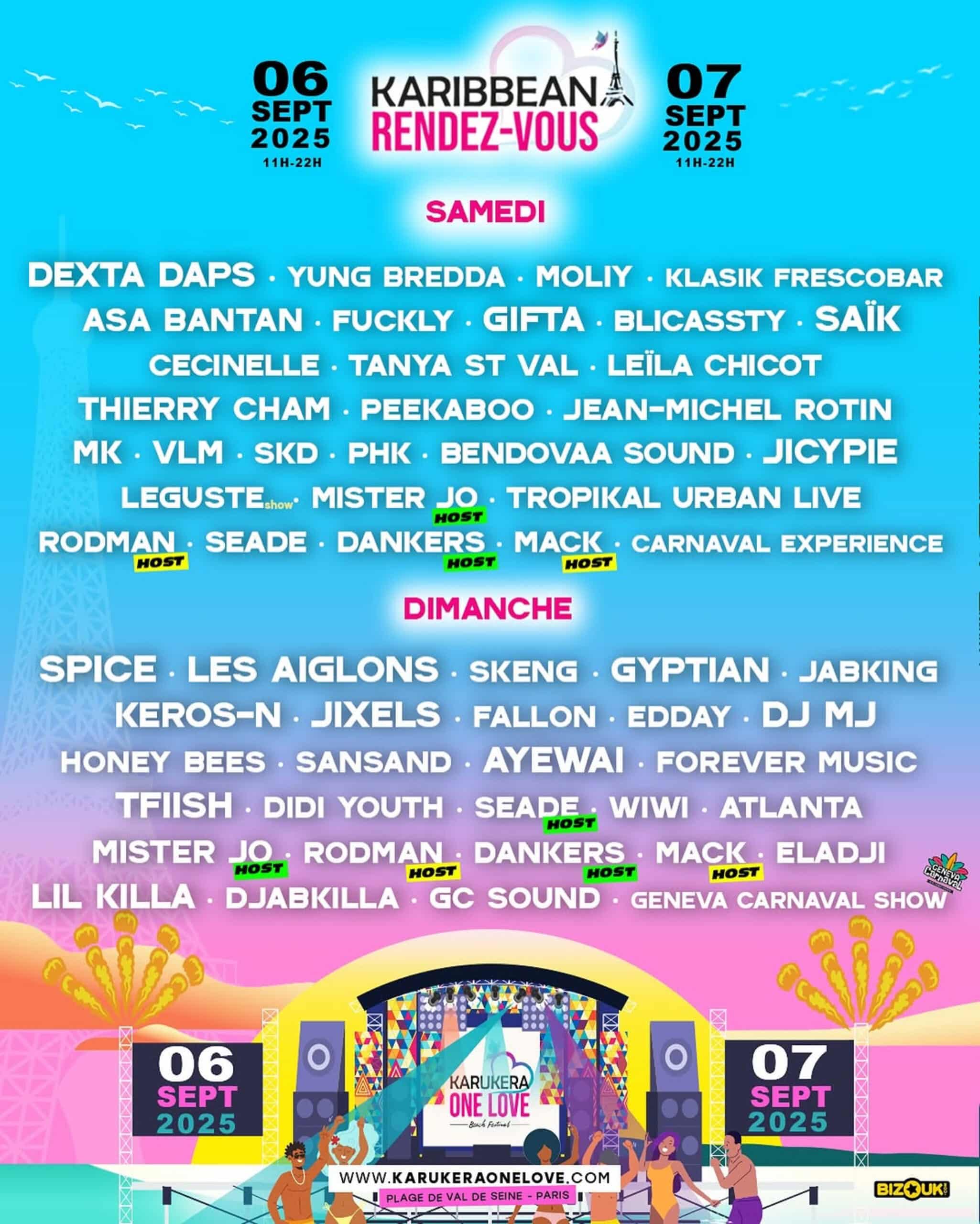 Karukera One Love revient à Paris les 6 et 7 septembre 2025 : le rendez-vous caribéen de l’été européen