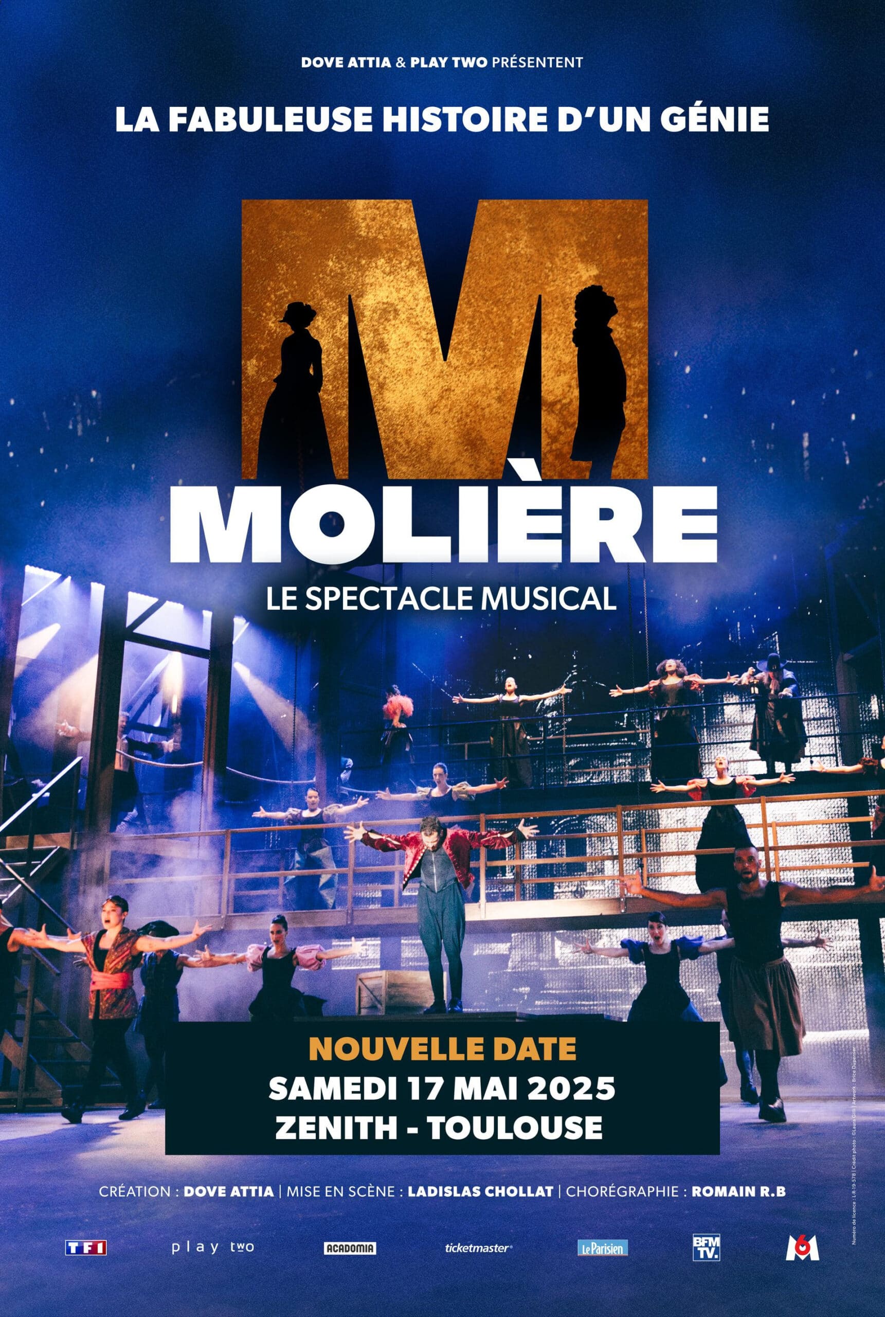 DANS LES COULISSES de MOLIERE   » LE SPECTACLE MUSICAL « 