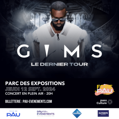 GIMS « Le Dernier Tour », Concert en plein air au Parc des Expositions de Pau