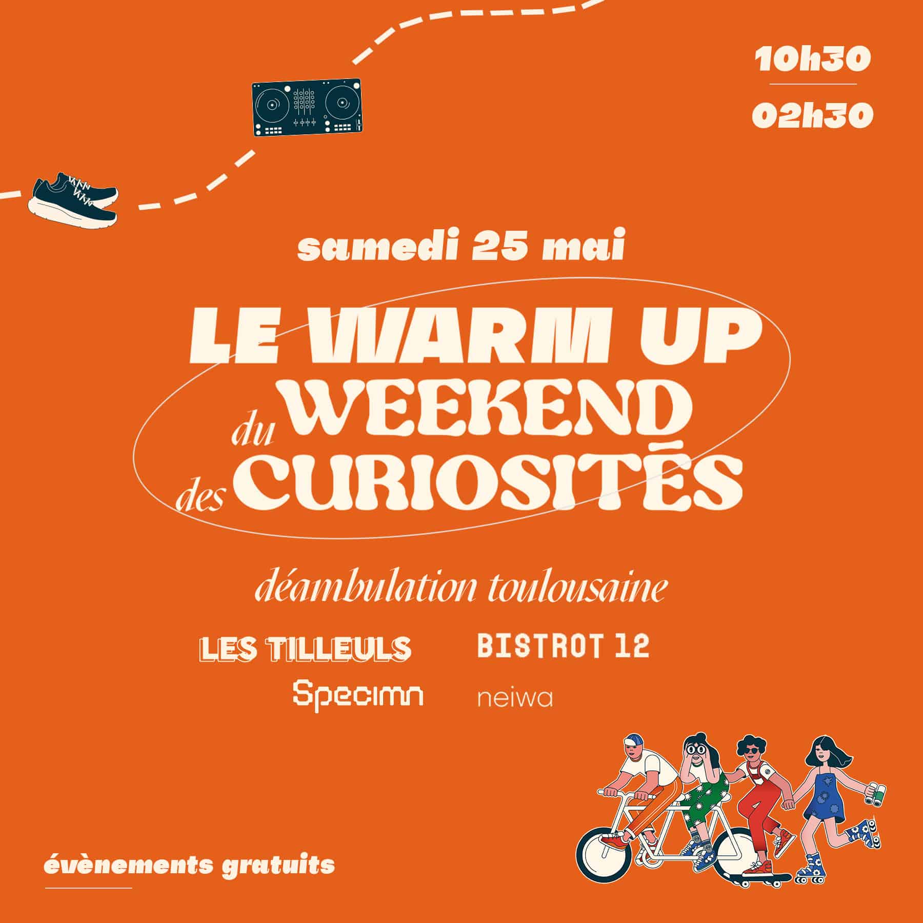 Warm Up des Curiosités 2024