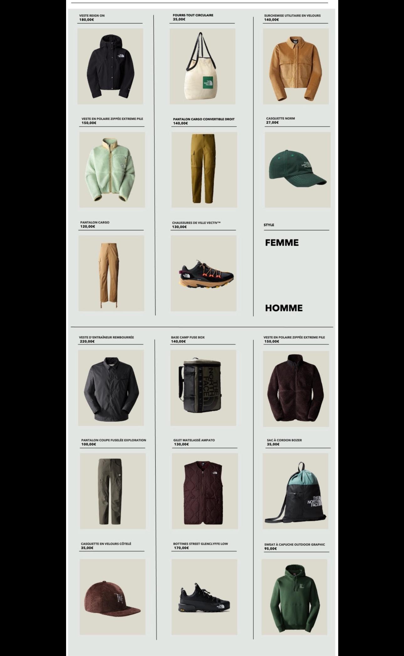The North Face « Automn is Coming » selection