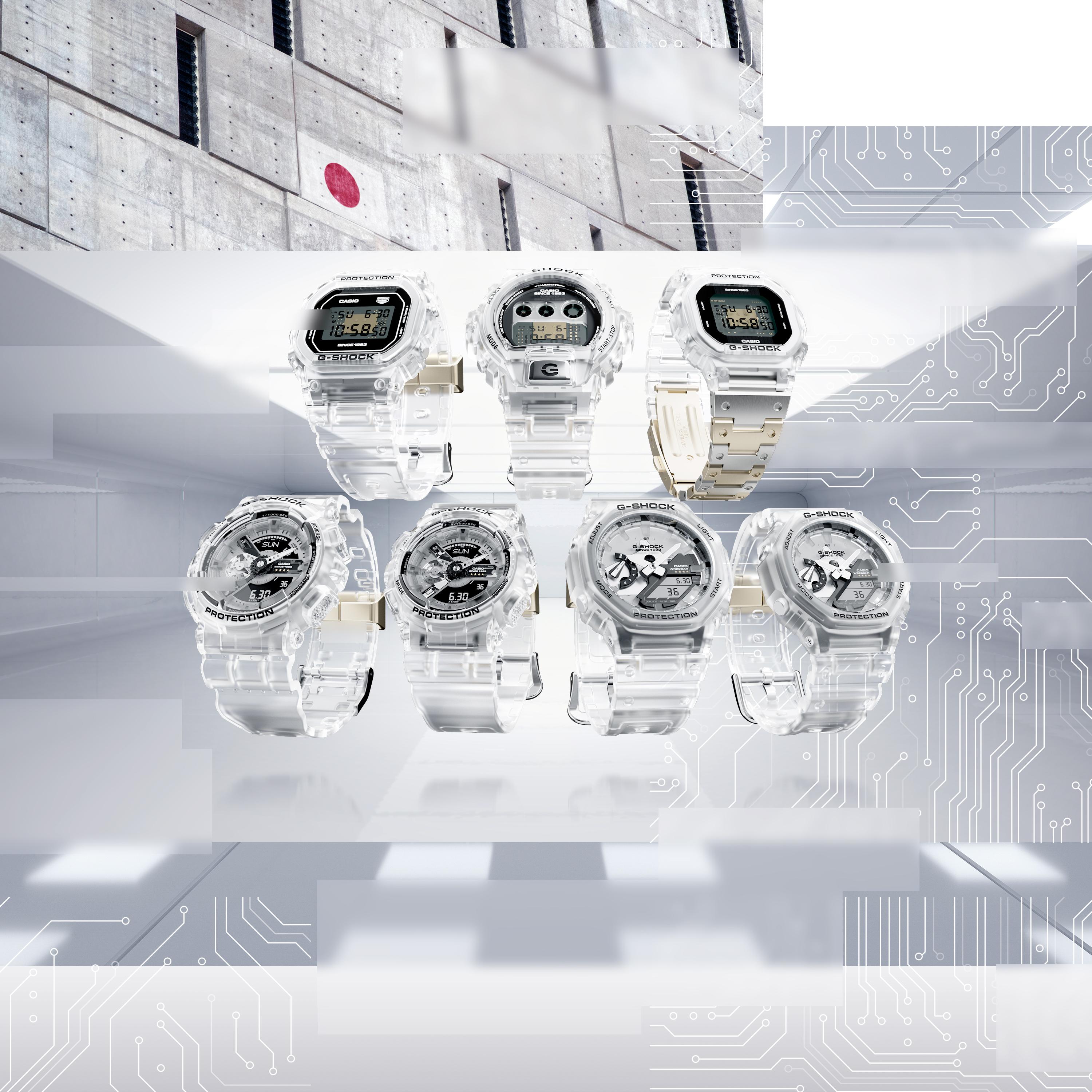 Collection G-SHOCK « CLEAR REMIX »