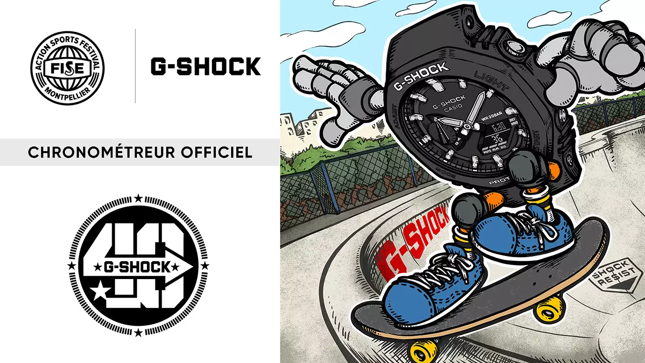 Partenariat G-SHOCK et FISE Montpellier