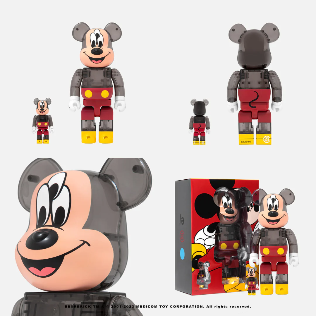 CLOT x 3125C x MEDICOM TOY BE@RBRICK 3-Eyed Mickey