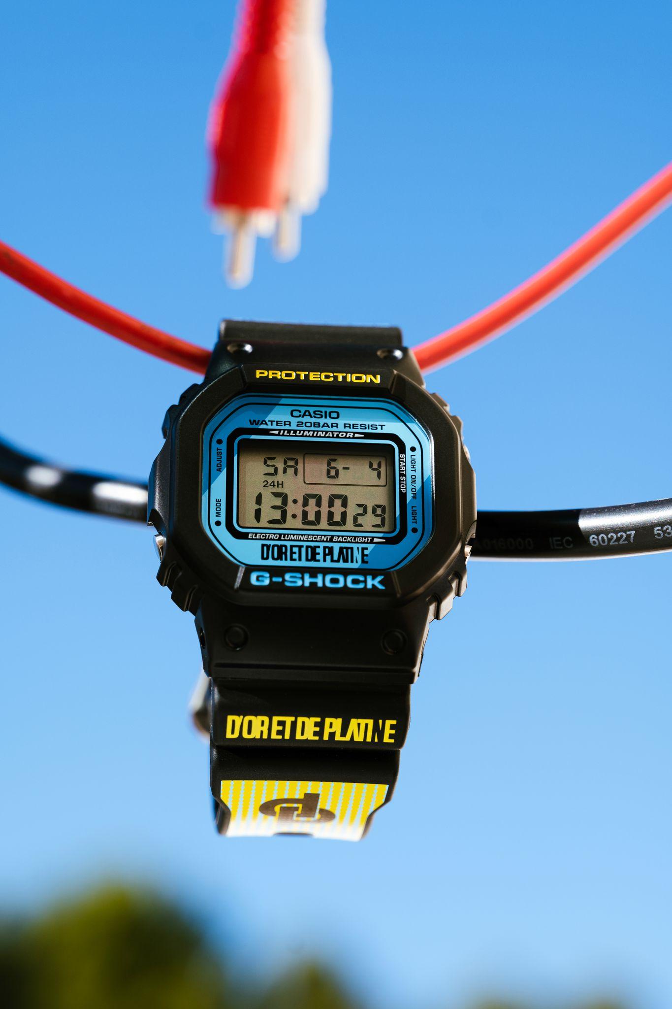 D’OR ET DE PLATINE x G-SHOCK DW-5600JUL22-1ER