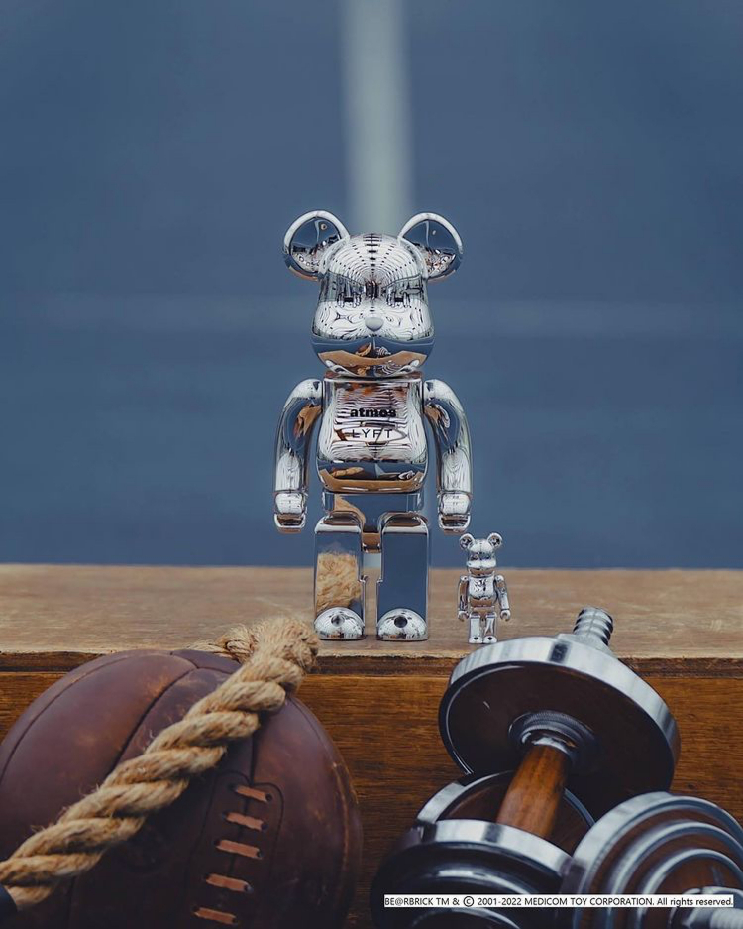 atmos x LYFT x MEDICOM TOY BE@RBRICK 100% & 400%