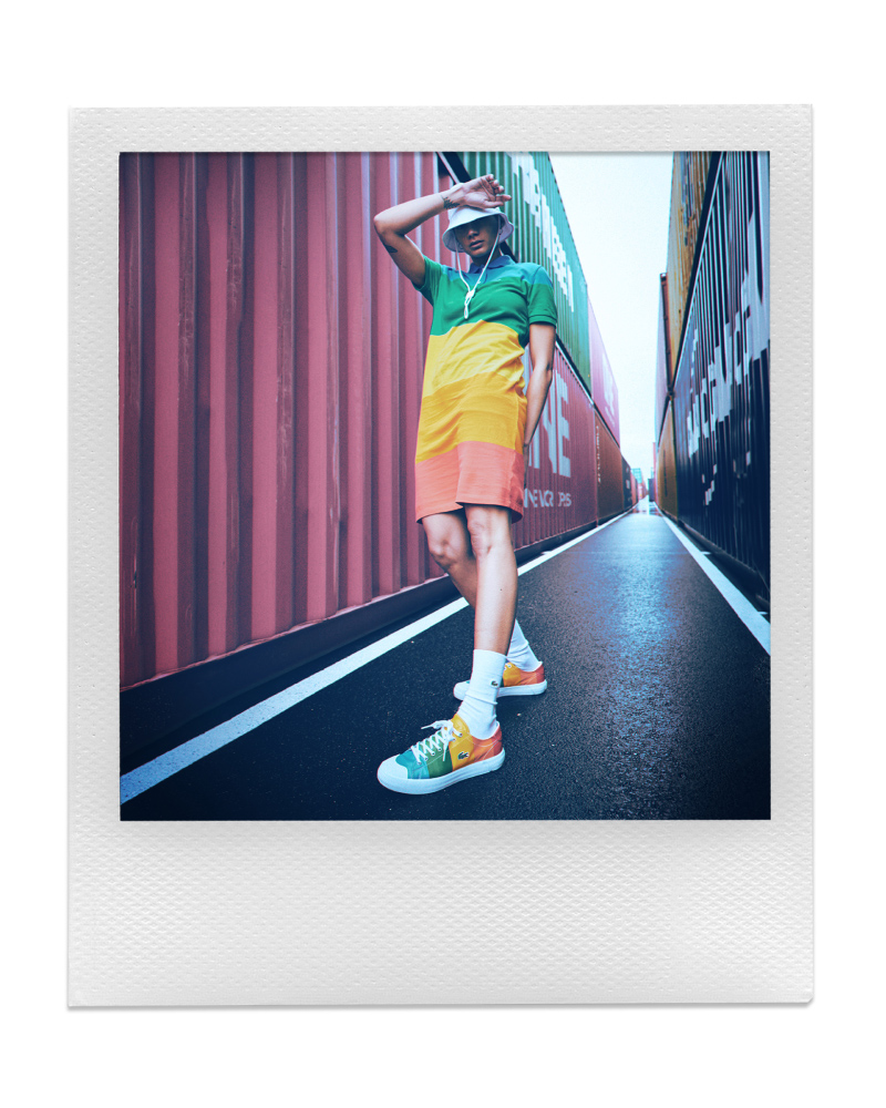Collection Lacoste x Polaroïd
