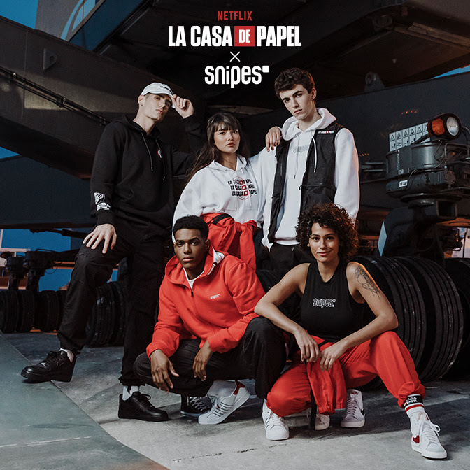 SNIPES X LA CASA DE PAPEL
