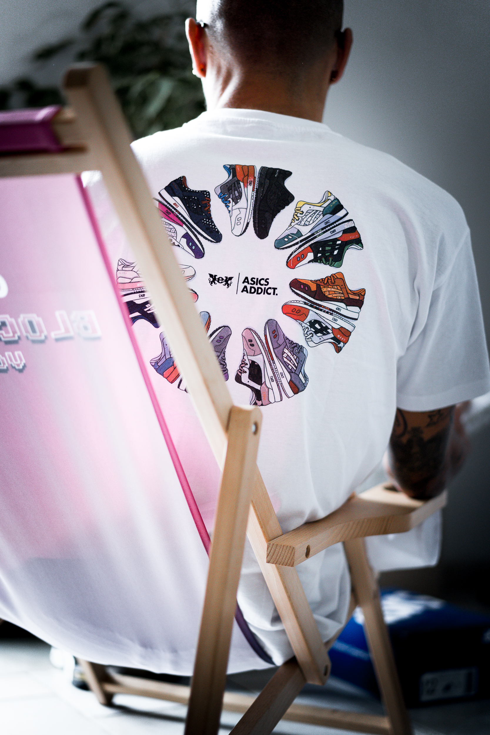 TEE-SHIRT EGOTRIPS X ASICS ADDICT "THE ASICS ADDICT CHOICE"