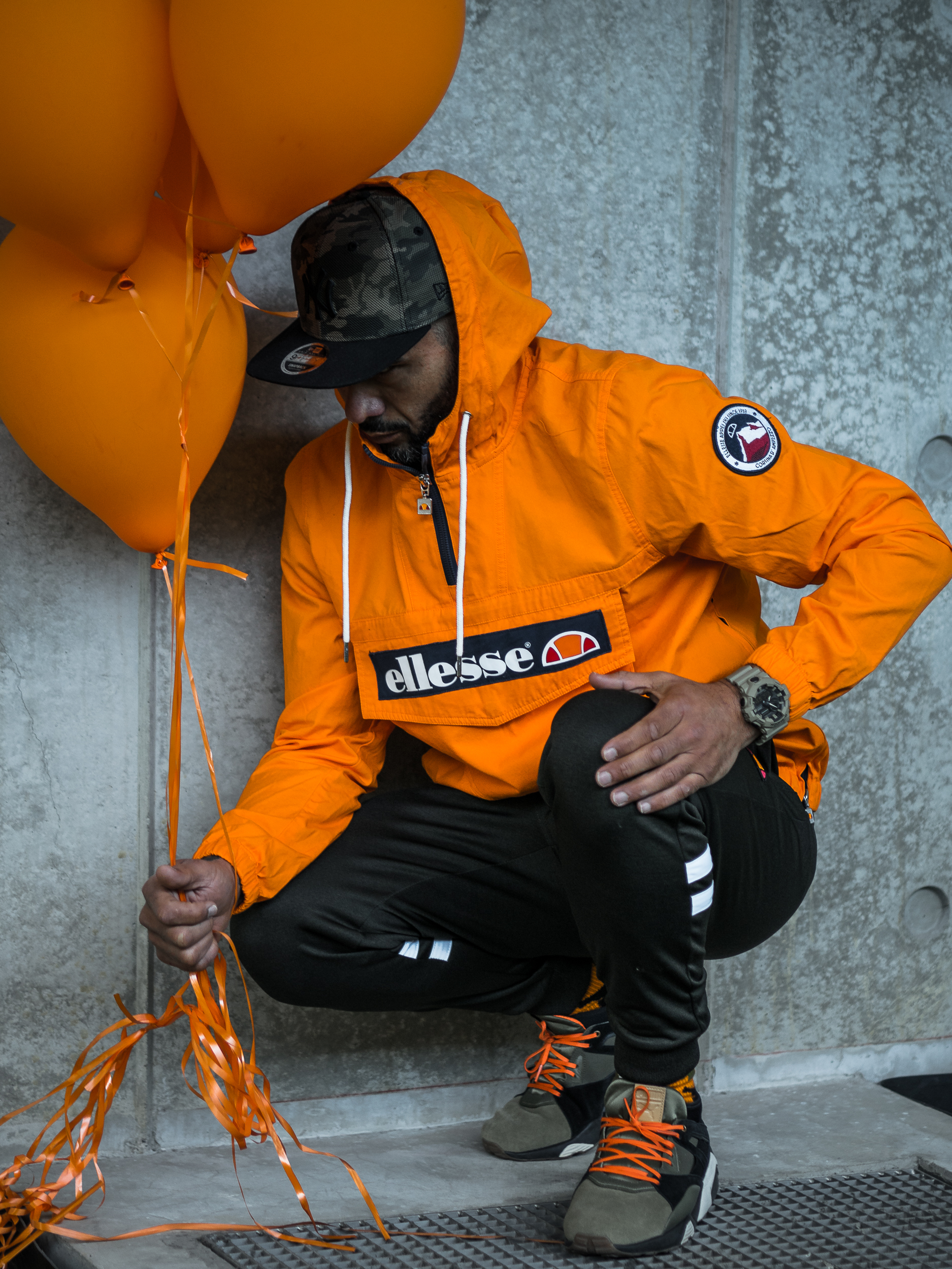 OUTFIT: KAKI/ORANGE is the NEW BLACK avec ELLESSE