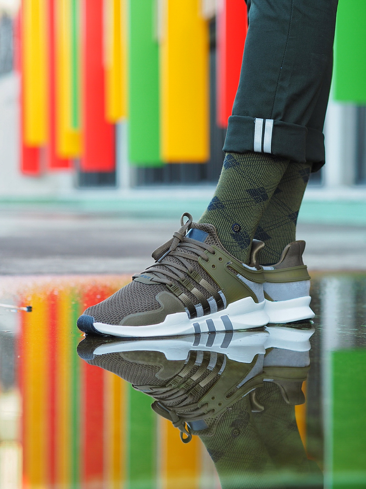 ADIDAS ORIGINALS EQT SUPPORT ADV "Kaki" Courir Exclusif