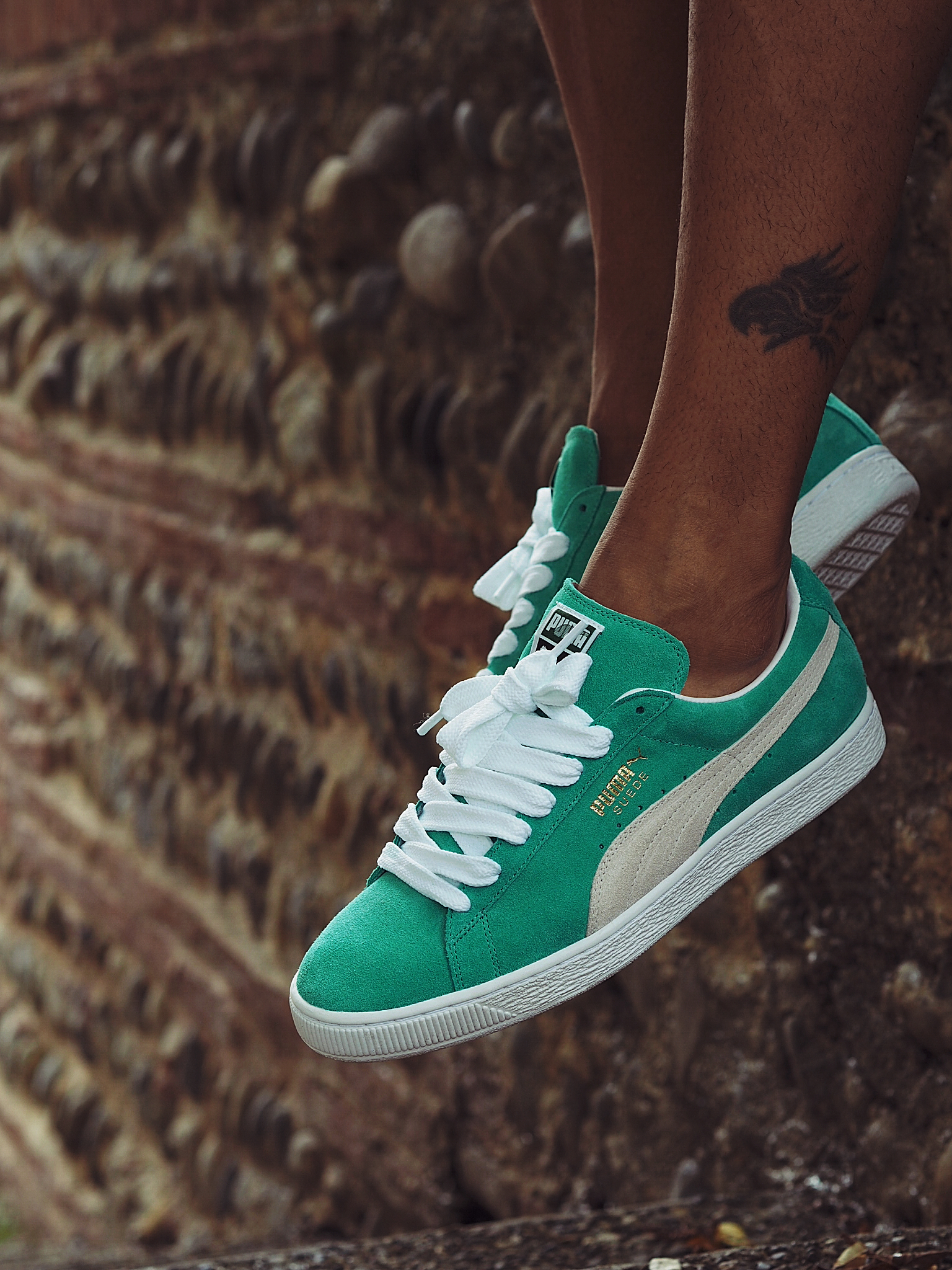Puma suede "Holiday" Mint