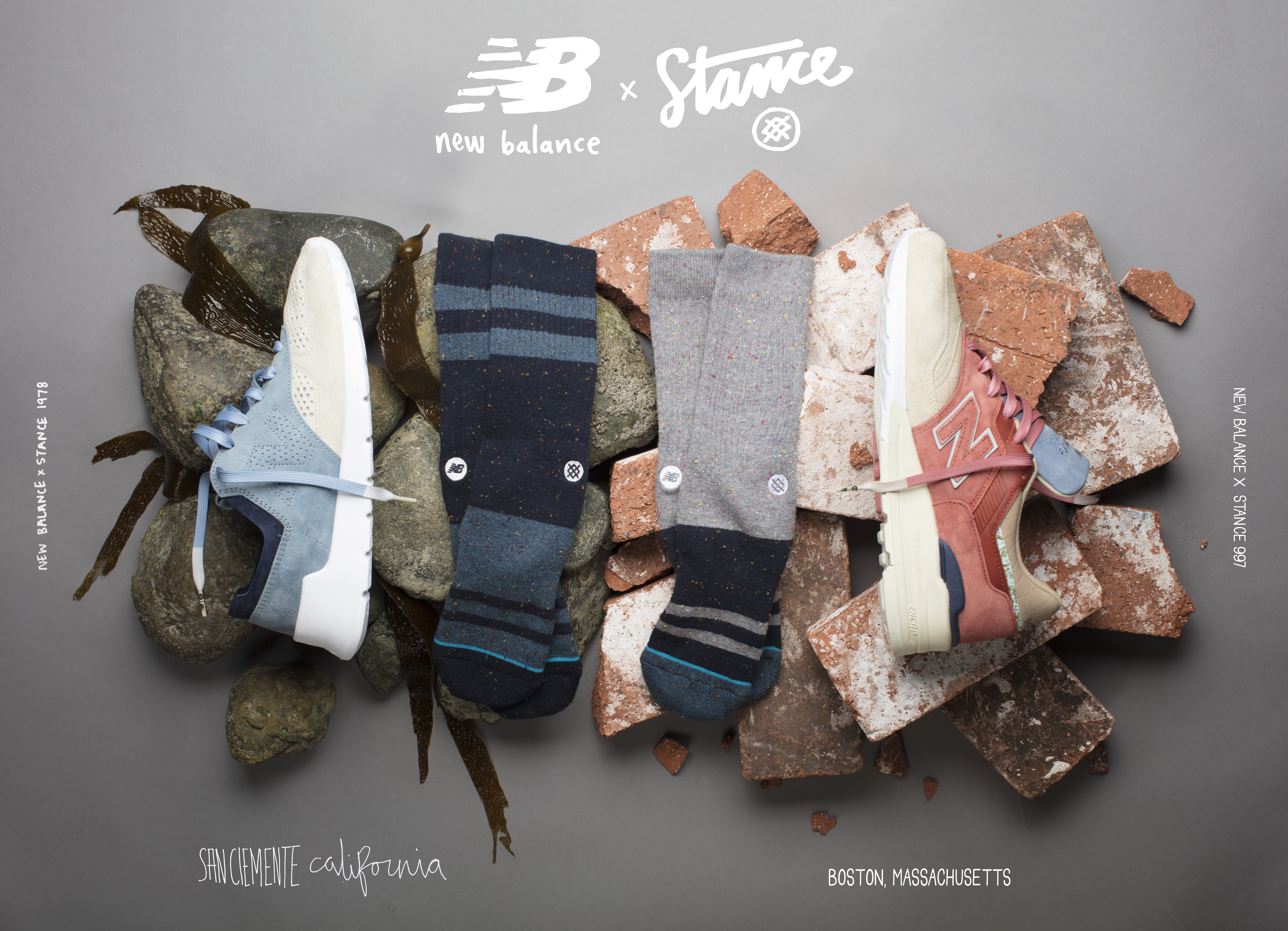 NEW BALANCE X STANCE "First of all" (Boston & San Clemente)