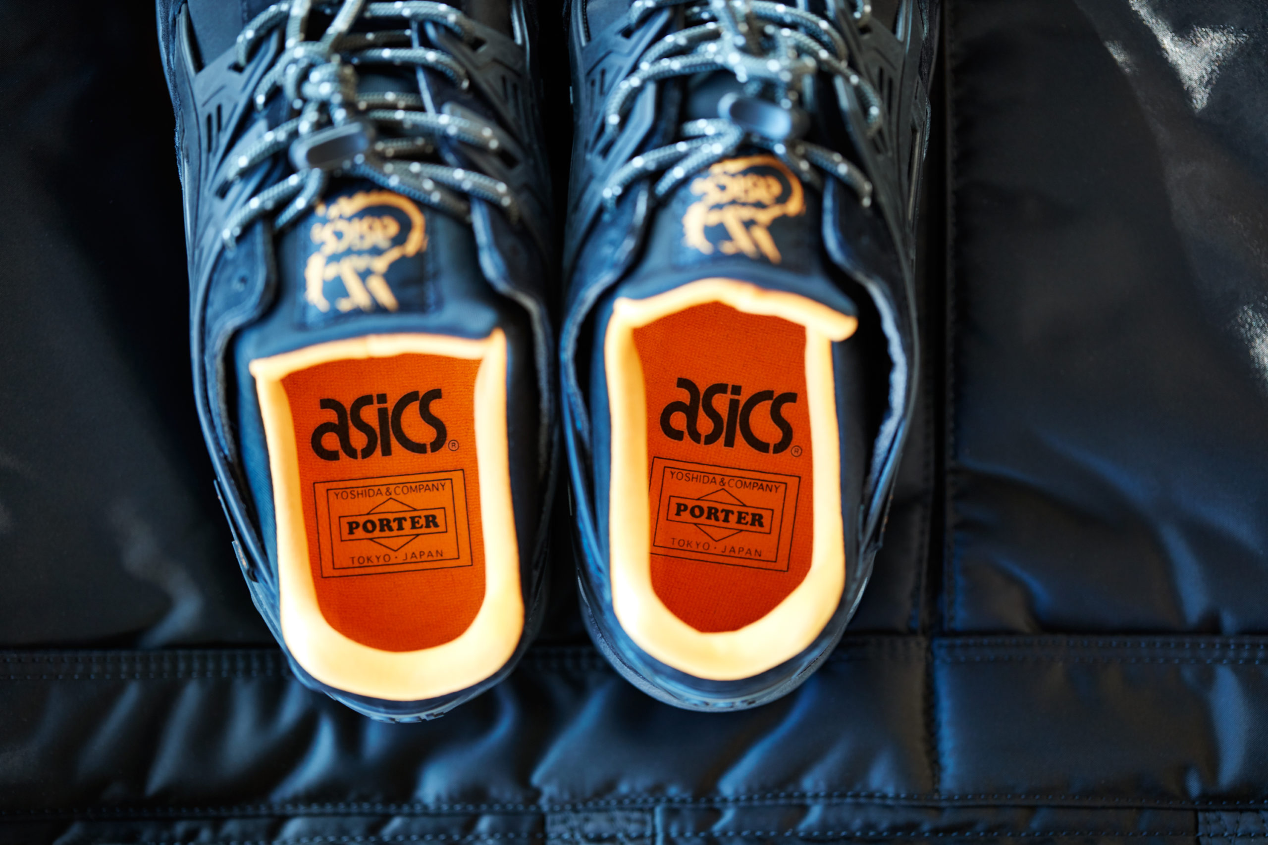 Asics gel kayano x Porter " That Black Nylon"