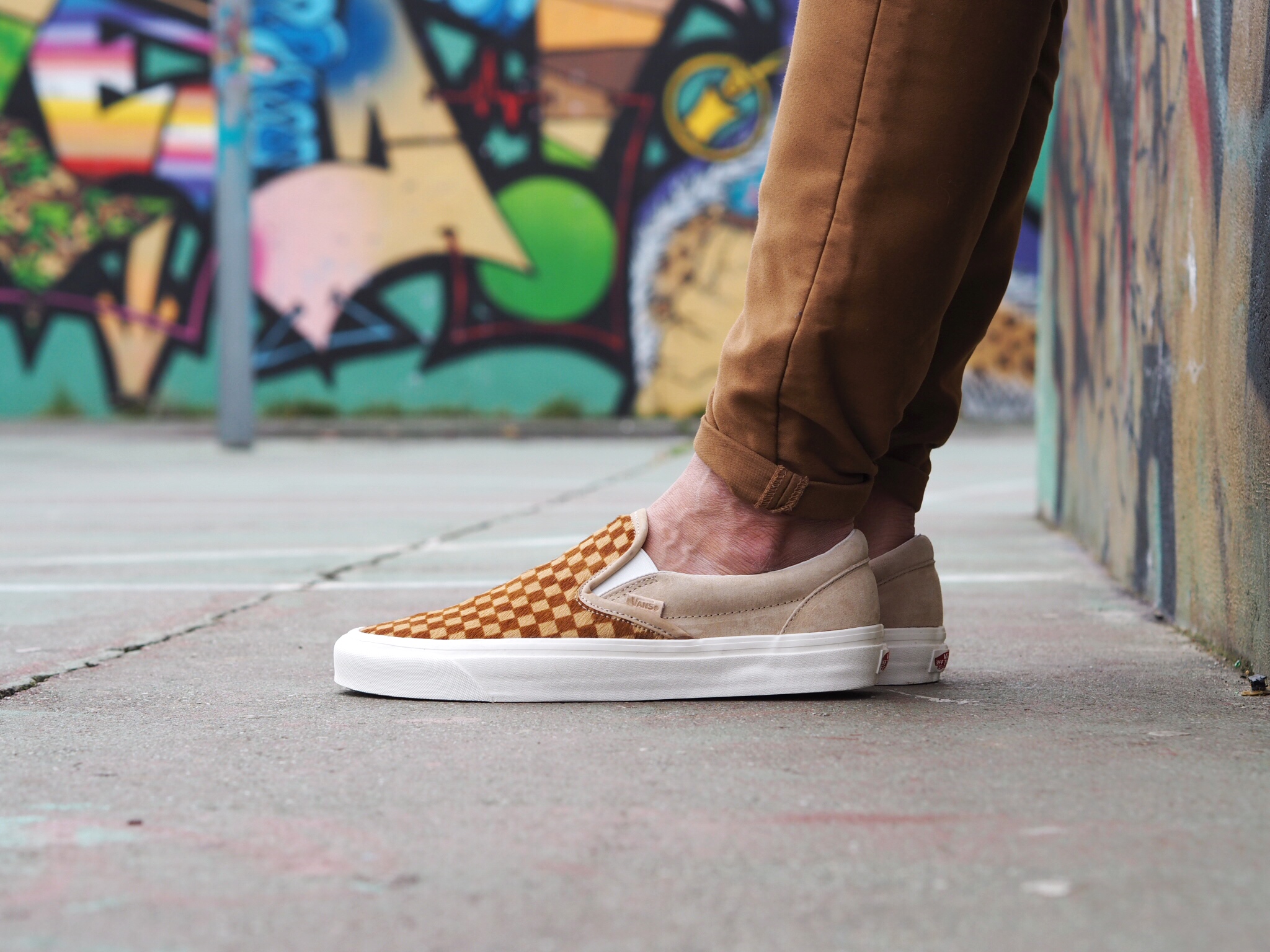 VANS Slip-On X OFFSPRING "poney hair"