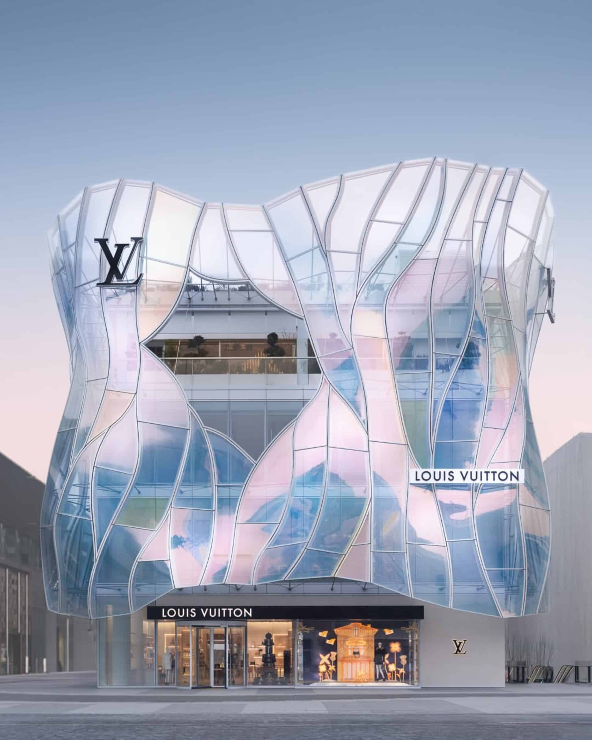Maison Louis Vuitton Sanlitun : une nouvelle icône architecturale au cœur de Pékin