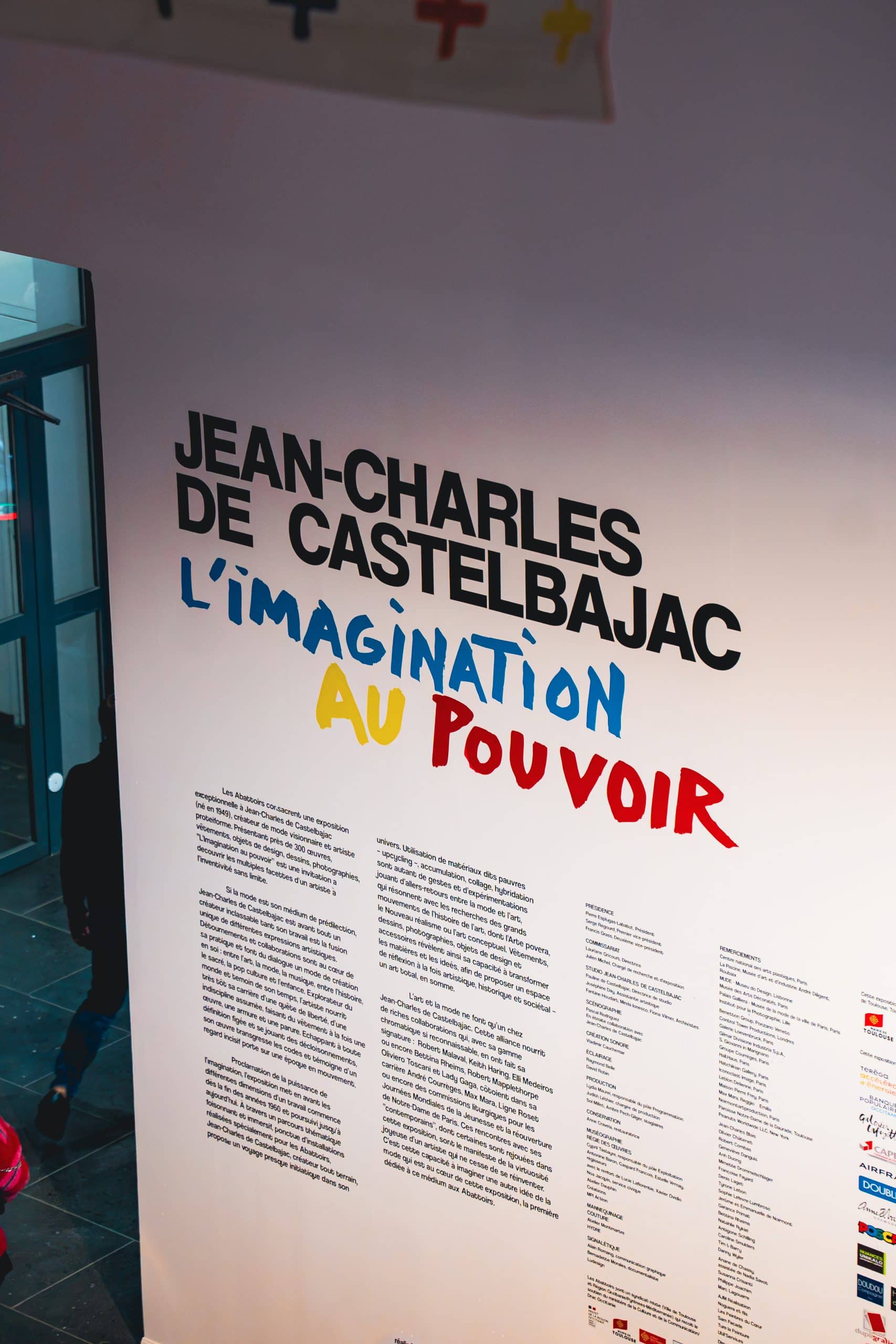 REPORT : EXPOSITION  » L’IMAGINATION AU POUVOIR  » de Jean-Charles de Castelbajac