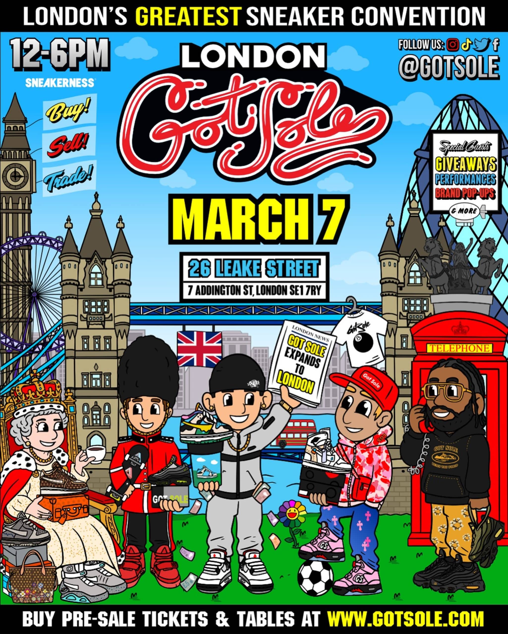 Got Sole arrive à Londres : la convention sneakers internationale s’installe au Royaume-Uni
