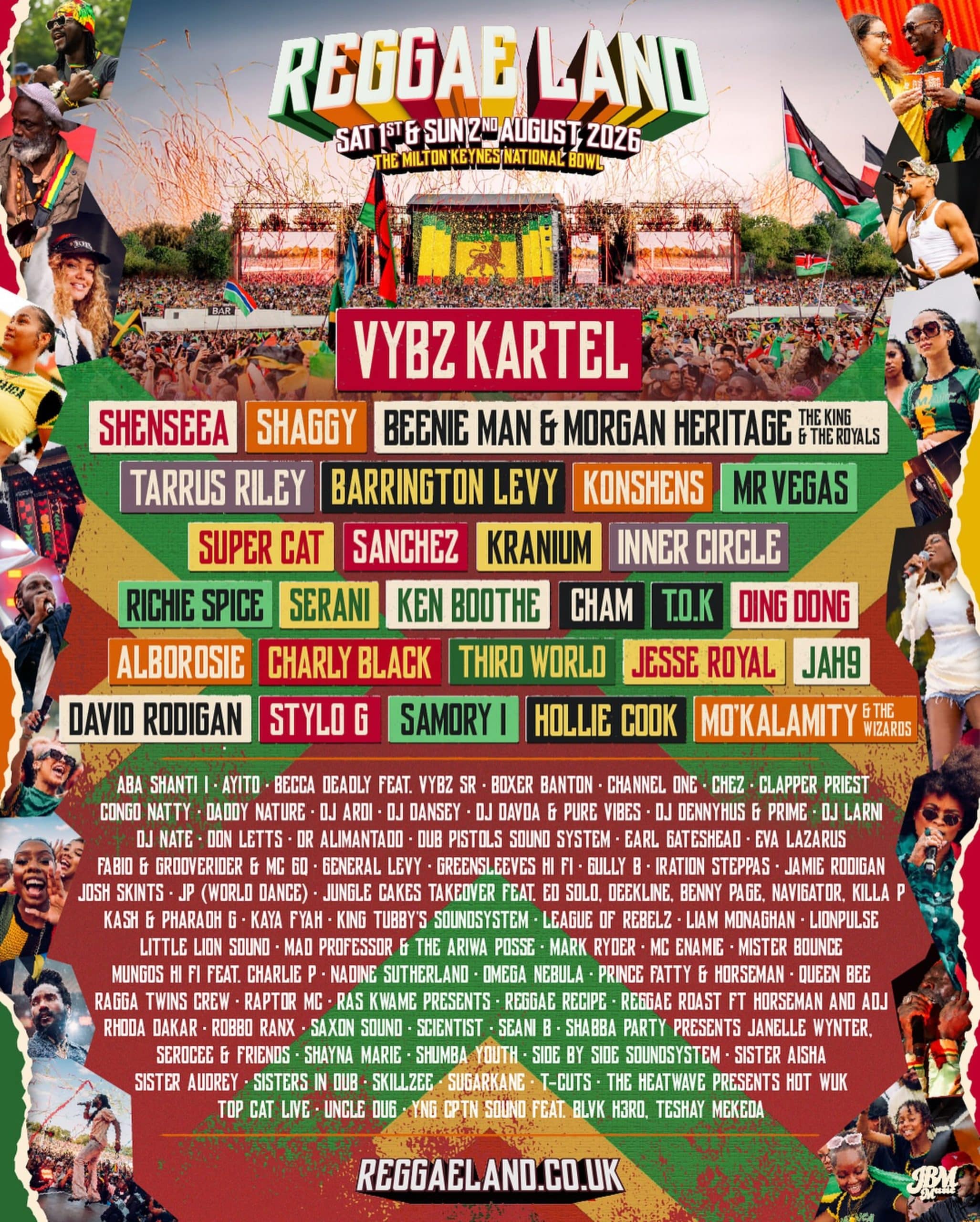 Reggae Land 2026 : le plus grand rassemblement reggae & dancehall jamais organisé au Royaume-Uni
