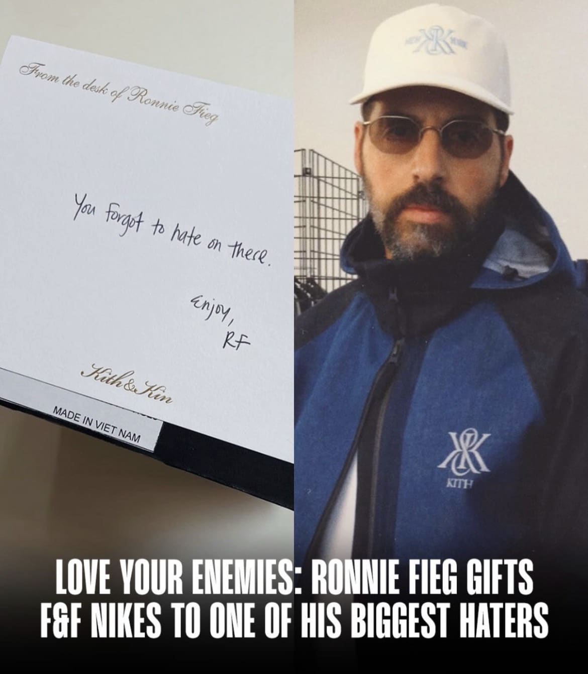 Ronnie Fieg surprend la communauté sneaker en envoyant des paires F&F à ses haters