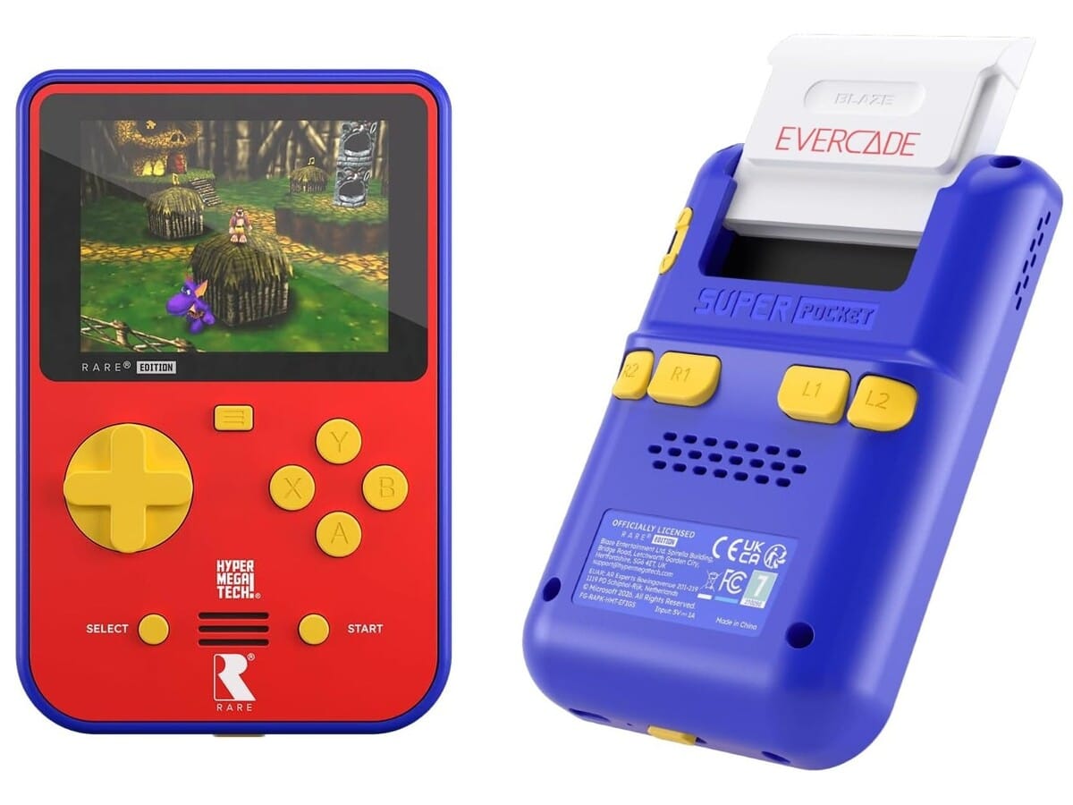 HyperMegaTech! dévoile la Super Pocket Rare Edition, nouvelle console portable dédiée aux classiques de Rare