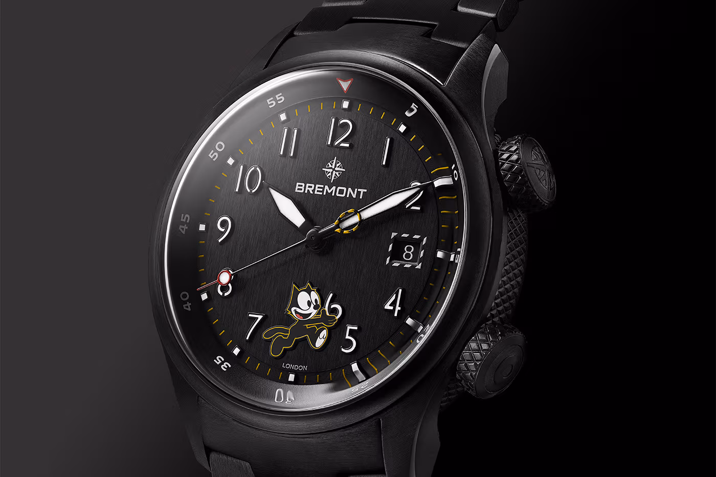 Bremont dévoile l’Altitude MB Meteor « Felix the Cat », une montre de pilote en édition limitée