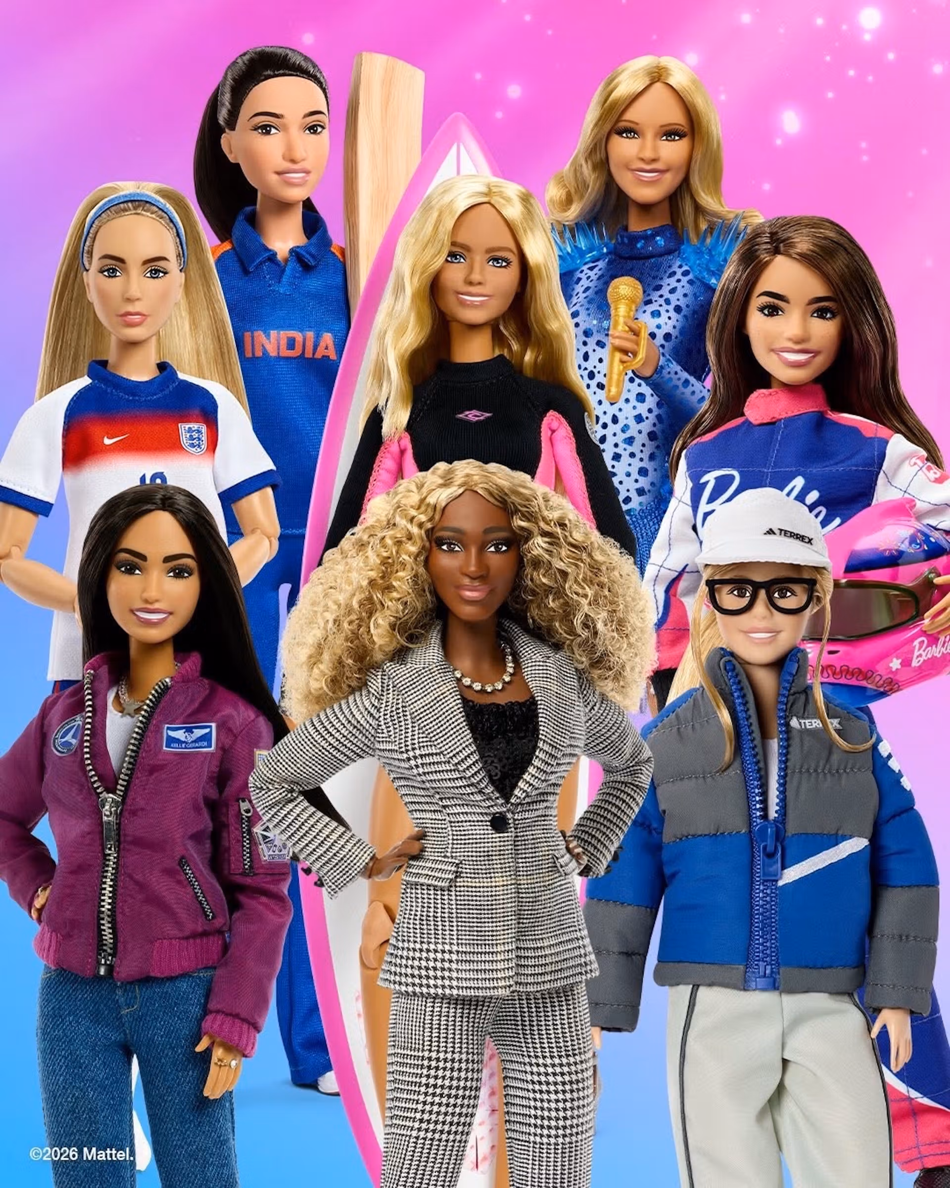 Mattel célèbre la Journée internationale des femmes avec la collection Barbie « Dream Team » 2026