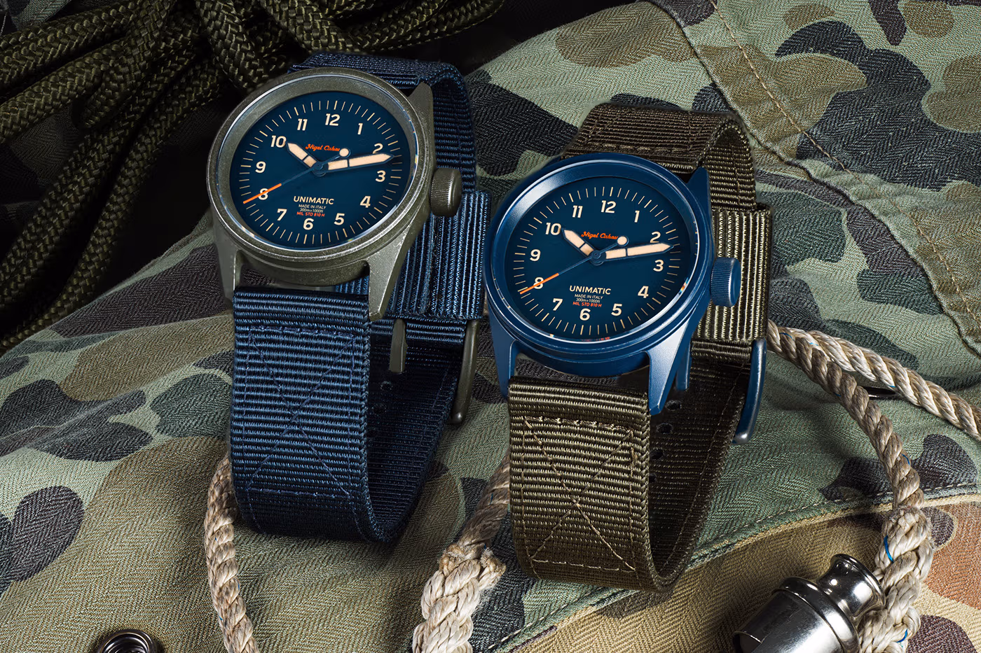 UNIMATIC s’associe à Nigel Cabourn et The Armoury pour la montre d’expédition UT5-TANC