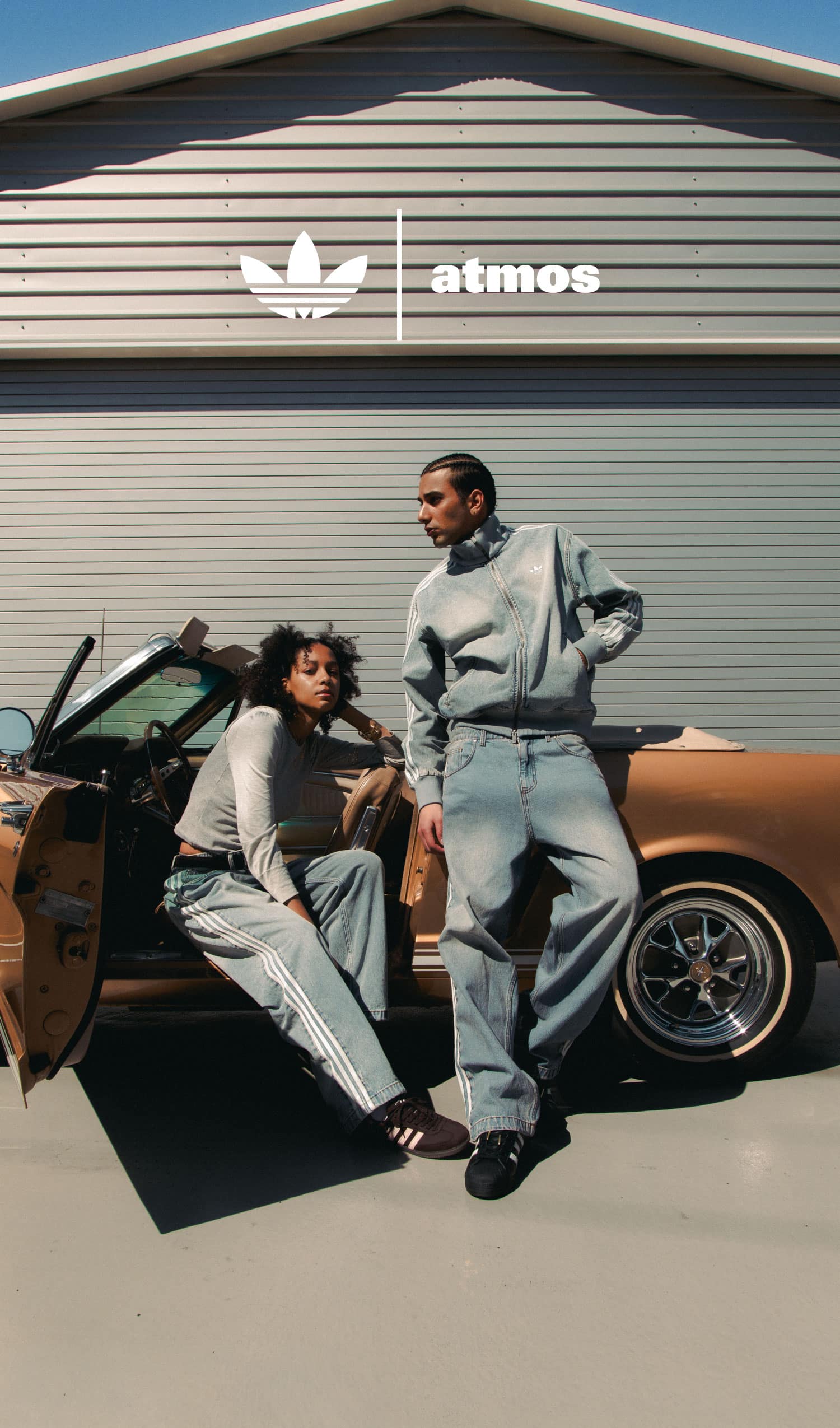 atmos revisite le mythique Firebird d’adidas Originals avec une édition en denim