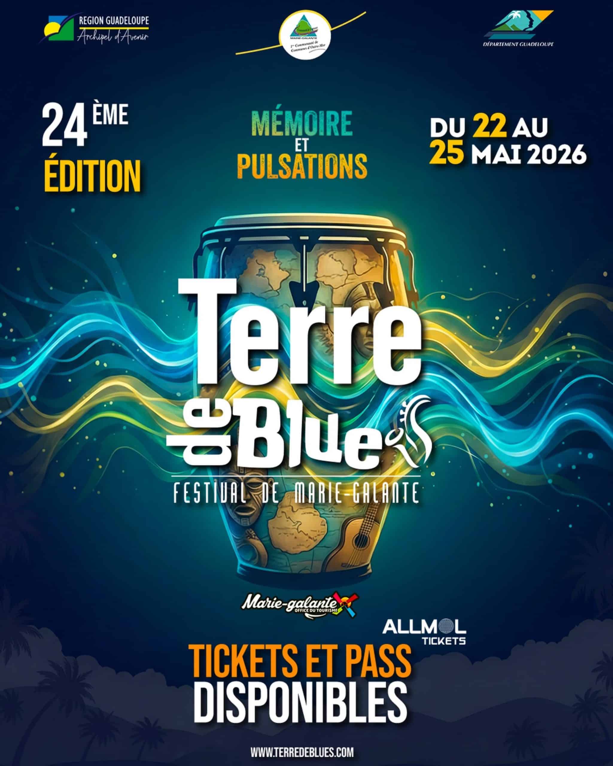 Le Festival Terre de Blues fait son grand retour à Marie-Galante pour sa 24e édition