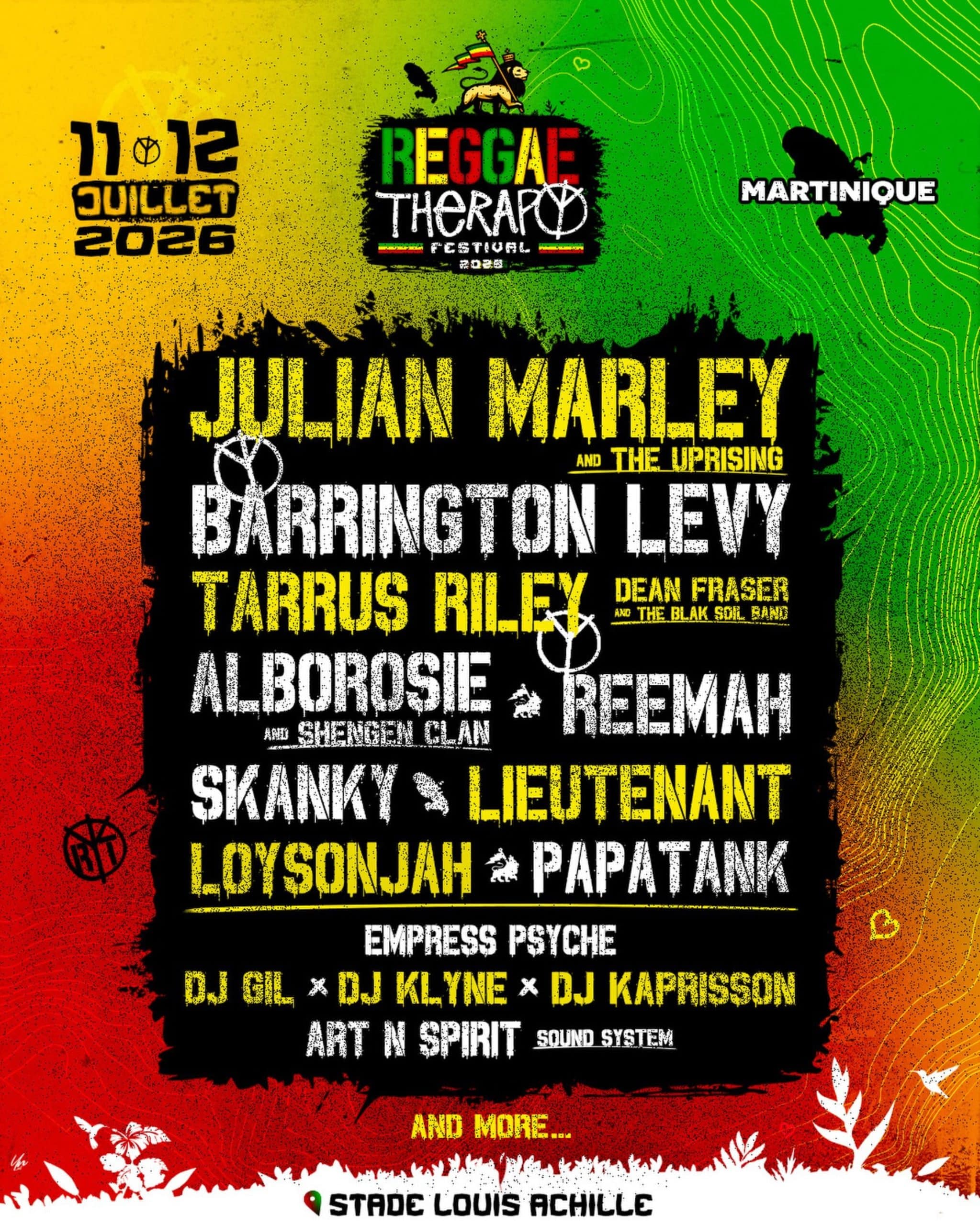 Le Reggae Therapy Festival 2026 dévoile une programmation internationale XXL en Martinique
