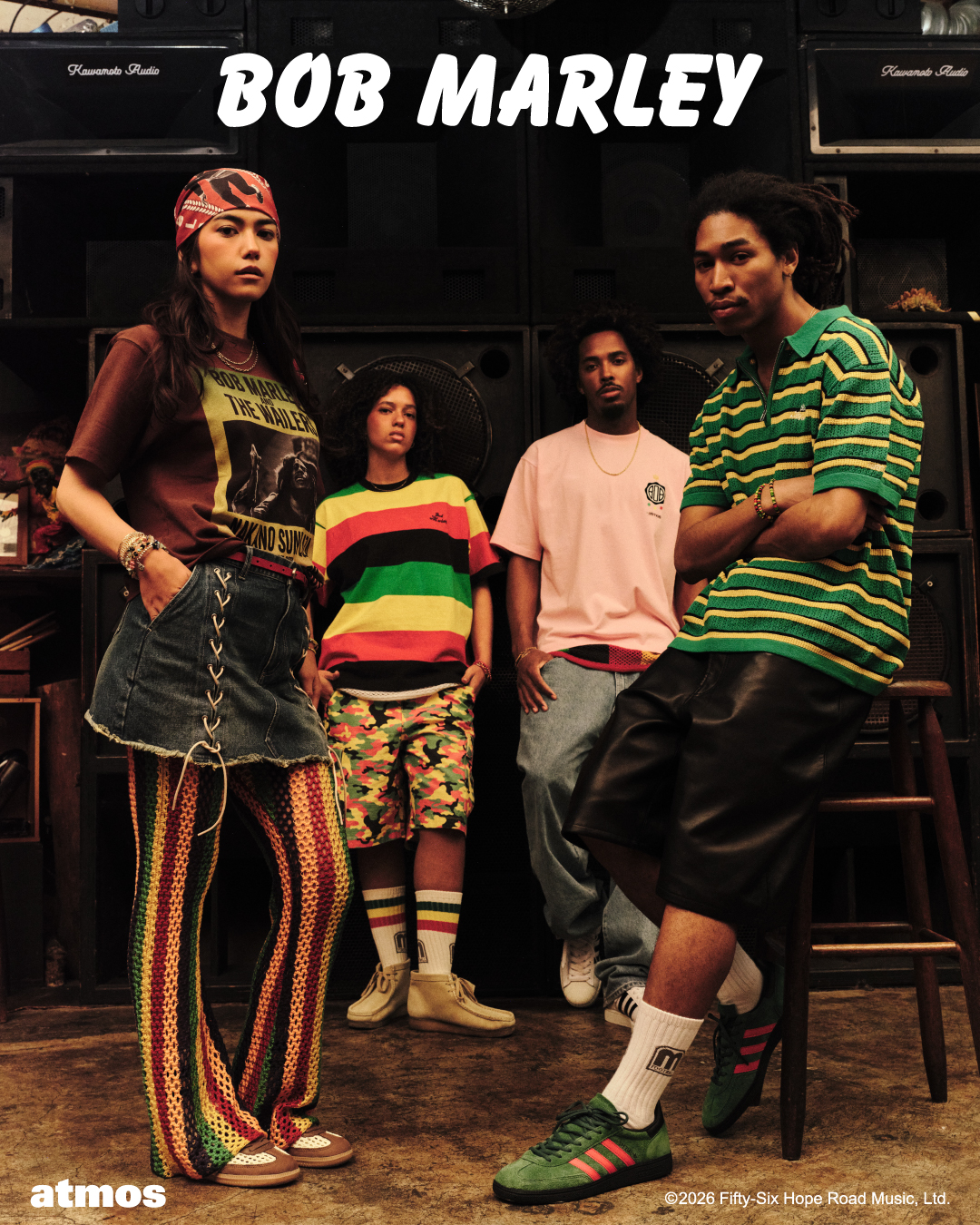 atmos célèbre l’héritage de Bob Marley avec une troisième collection collaborative Spring/Summer 2026