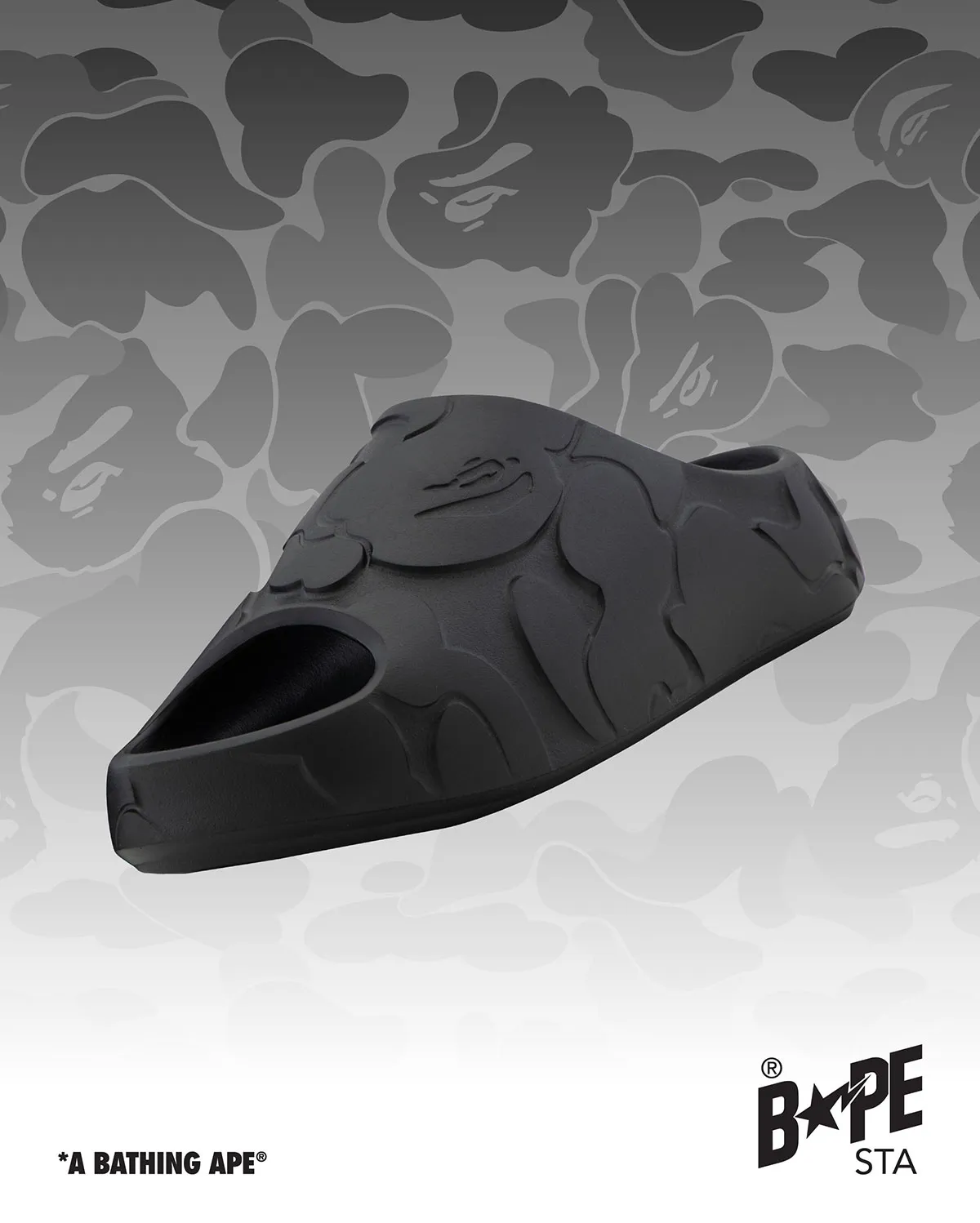 Bape dévoile une nouvelle slide futuriste intégrant son célèbre camouflage directement dans le design