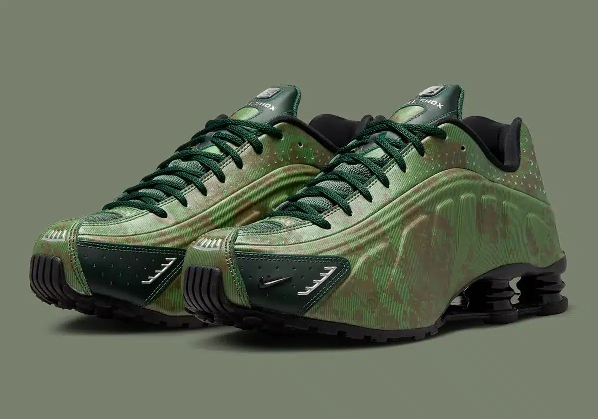 Nike revisite la Shox R4 avec un camouflage inédit et un design plus audacieux que jamais
