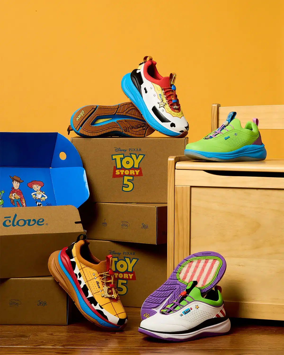 Clove et Disney donnent vie à Toy Story avec une collection de sneakers dédiée aux professionnels de santé