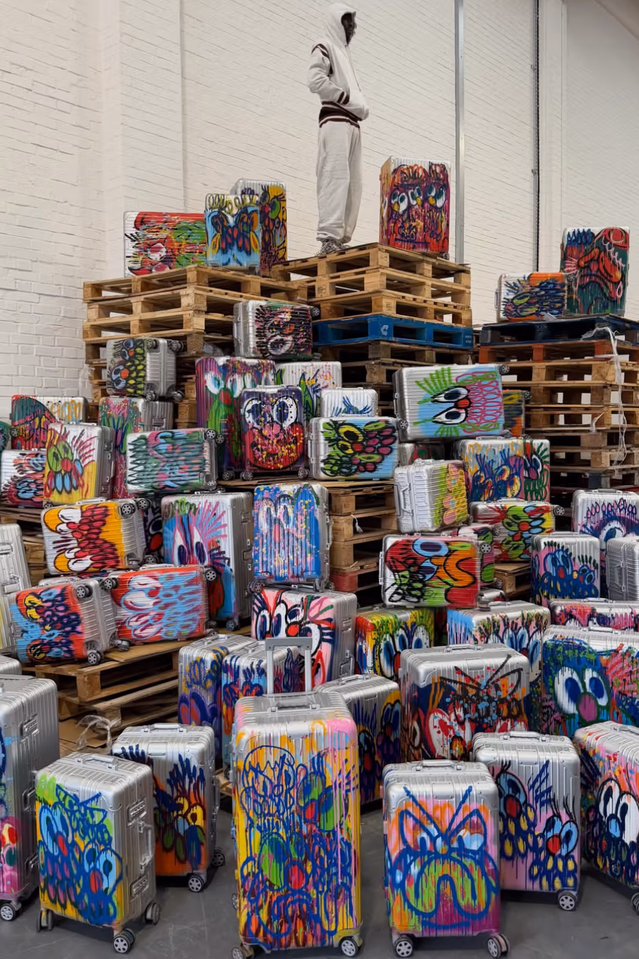 Slawn détourne les valises RIMOWA avec la collection artistique « SLIMOWA »