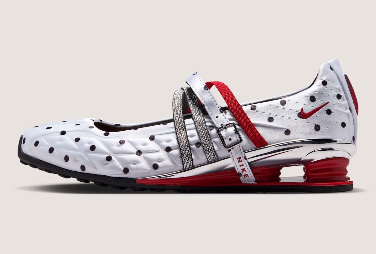 Naked Copenhagen revisite la Nike Shox Z Calistra avec une édition « Polka Dot » inspirée de l’univers de Cruella