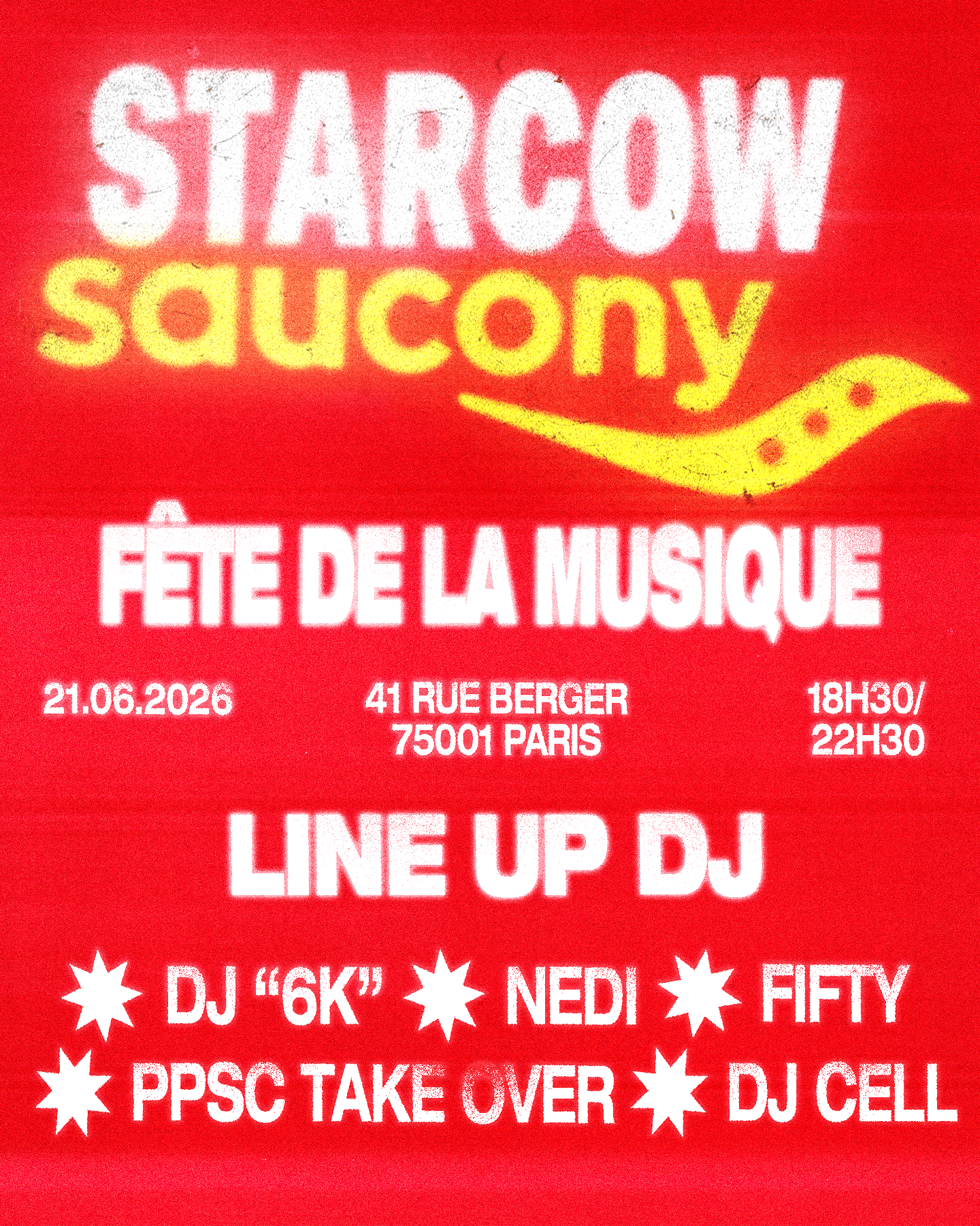 Saucony et Starcow célèbrent la Fête de la Musique avec une soirée exceptionnelle au cœur de Paris