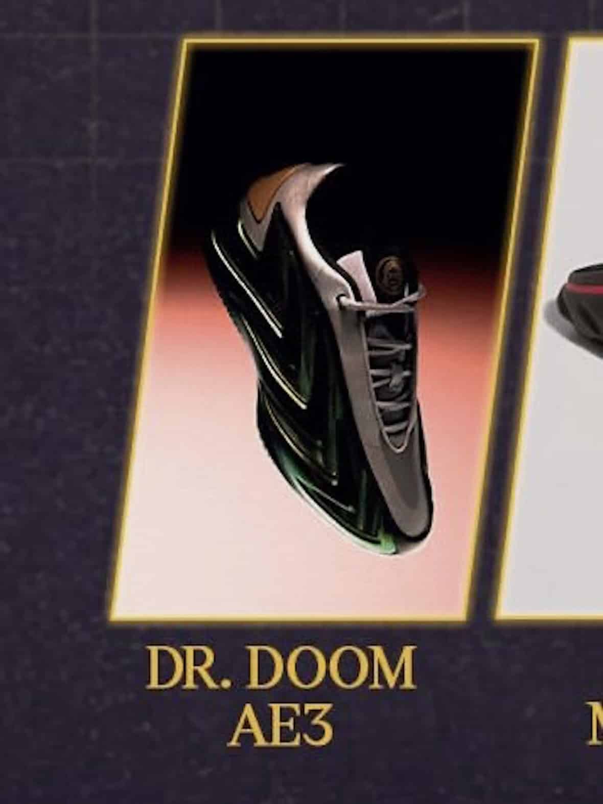 Adidas AE 3 « Dr. Doom » : Anthony Edwards dévoile une sneaker inspirée de Marvel