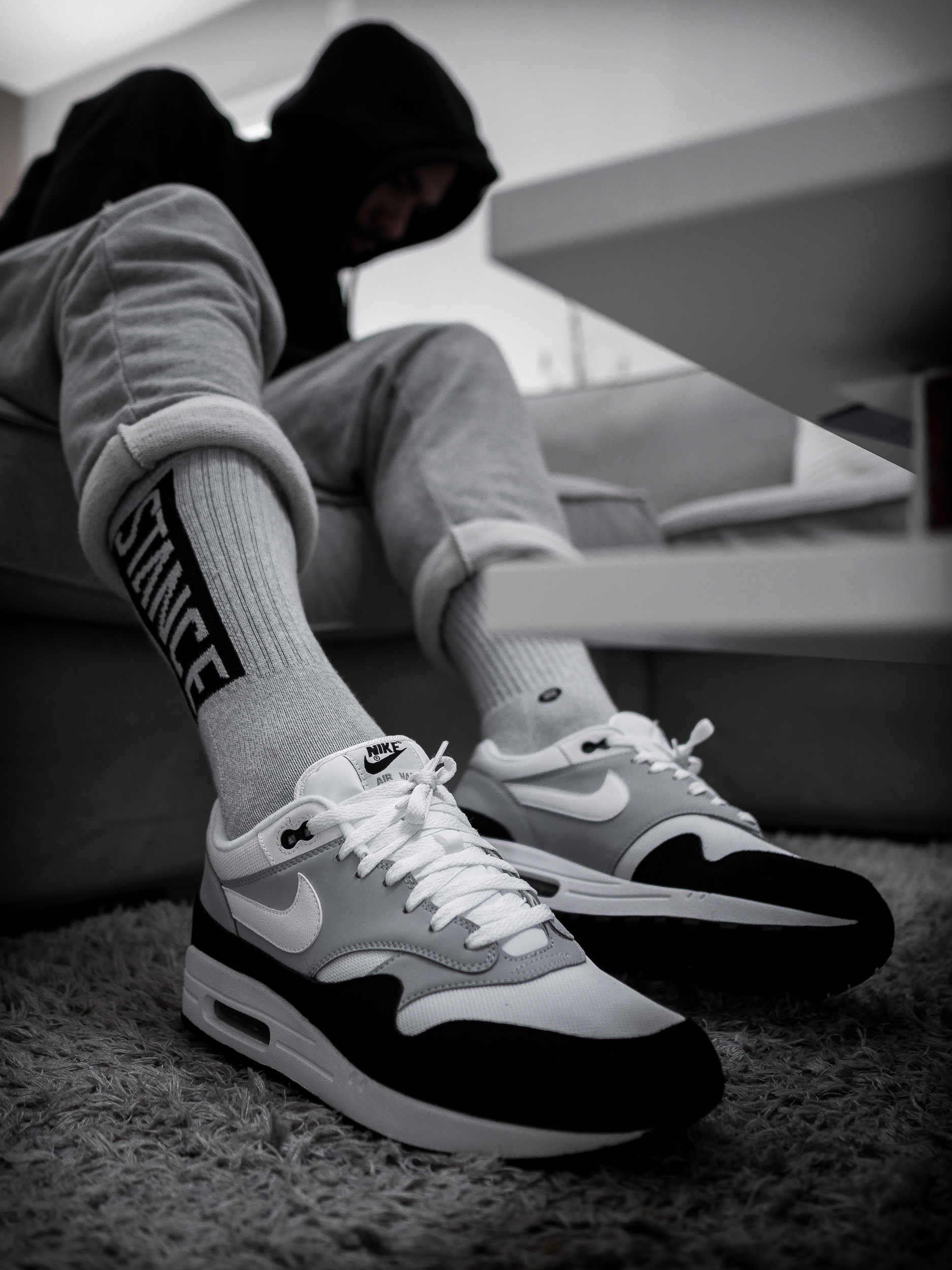 NIKE AIR MAX 1 « Wolf Grey/White-Black »