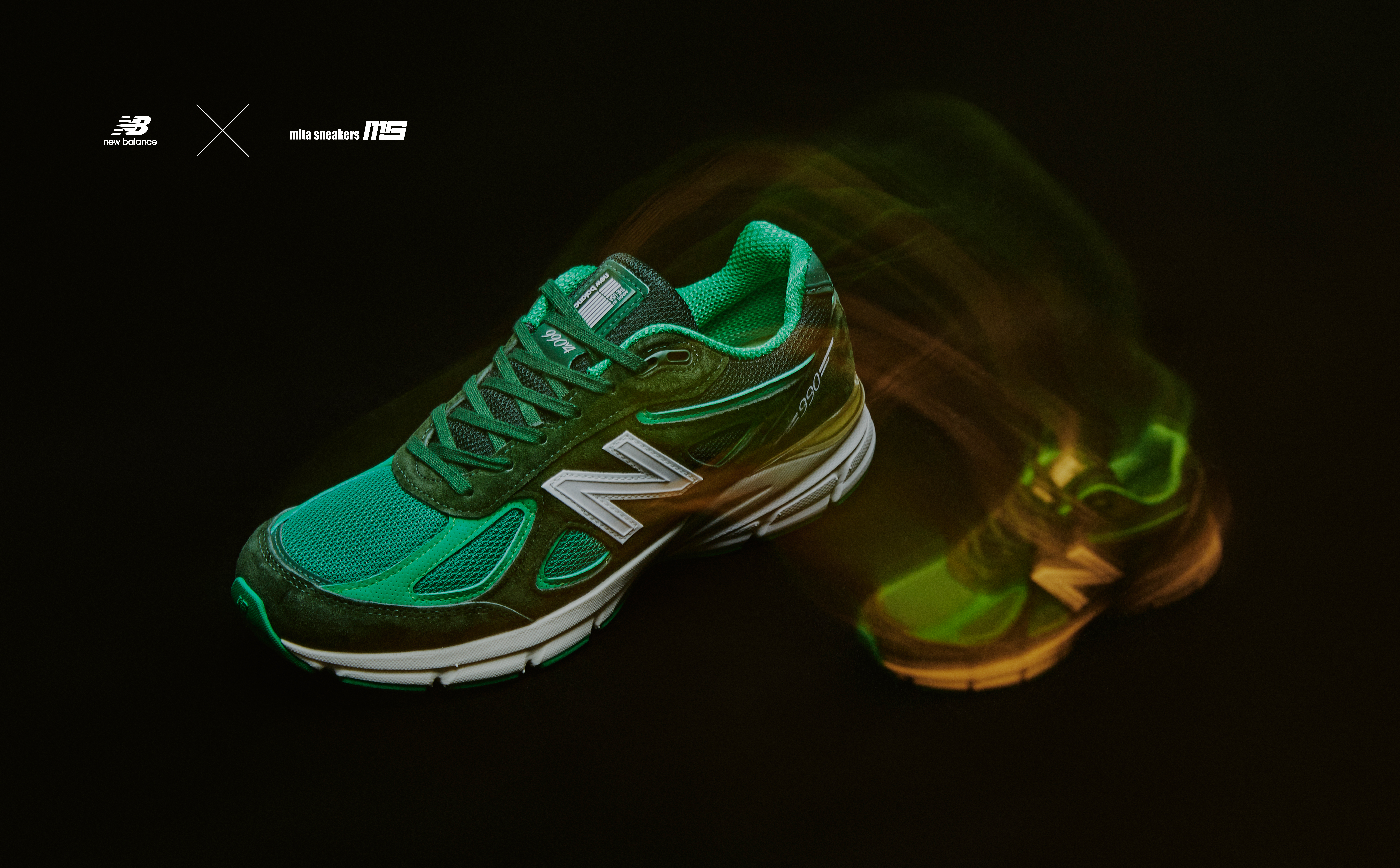 MITA SNEAKERS X NEW BALANCE M990 V4 made in U.S.A. « Bouncing frog »