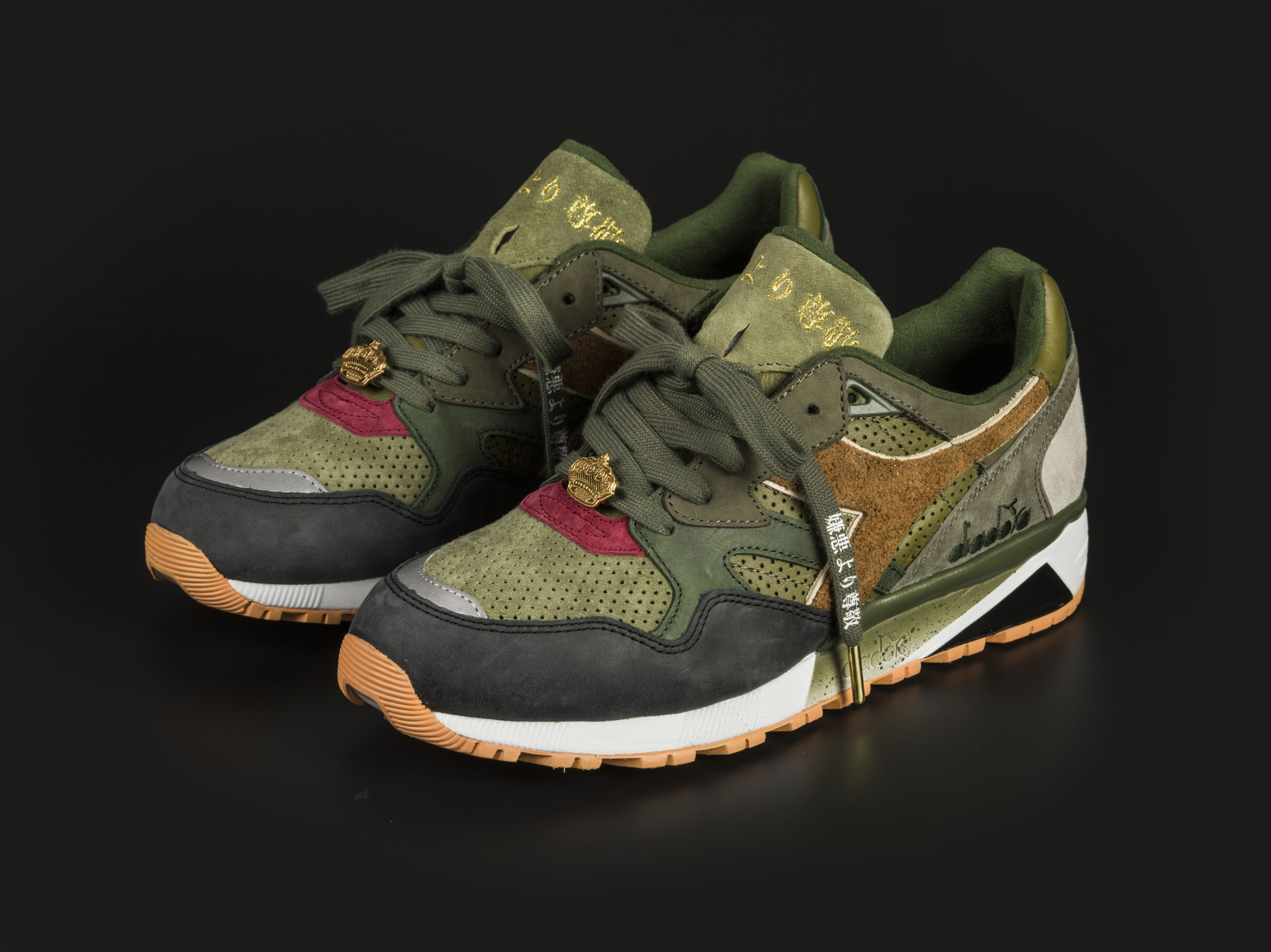 DIADORA N9002 X 24 KILATES X MIGHTY CROWN X MITA SNEAKERS "RESPECT OVER HATE" Made in Italy