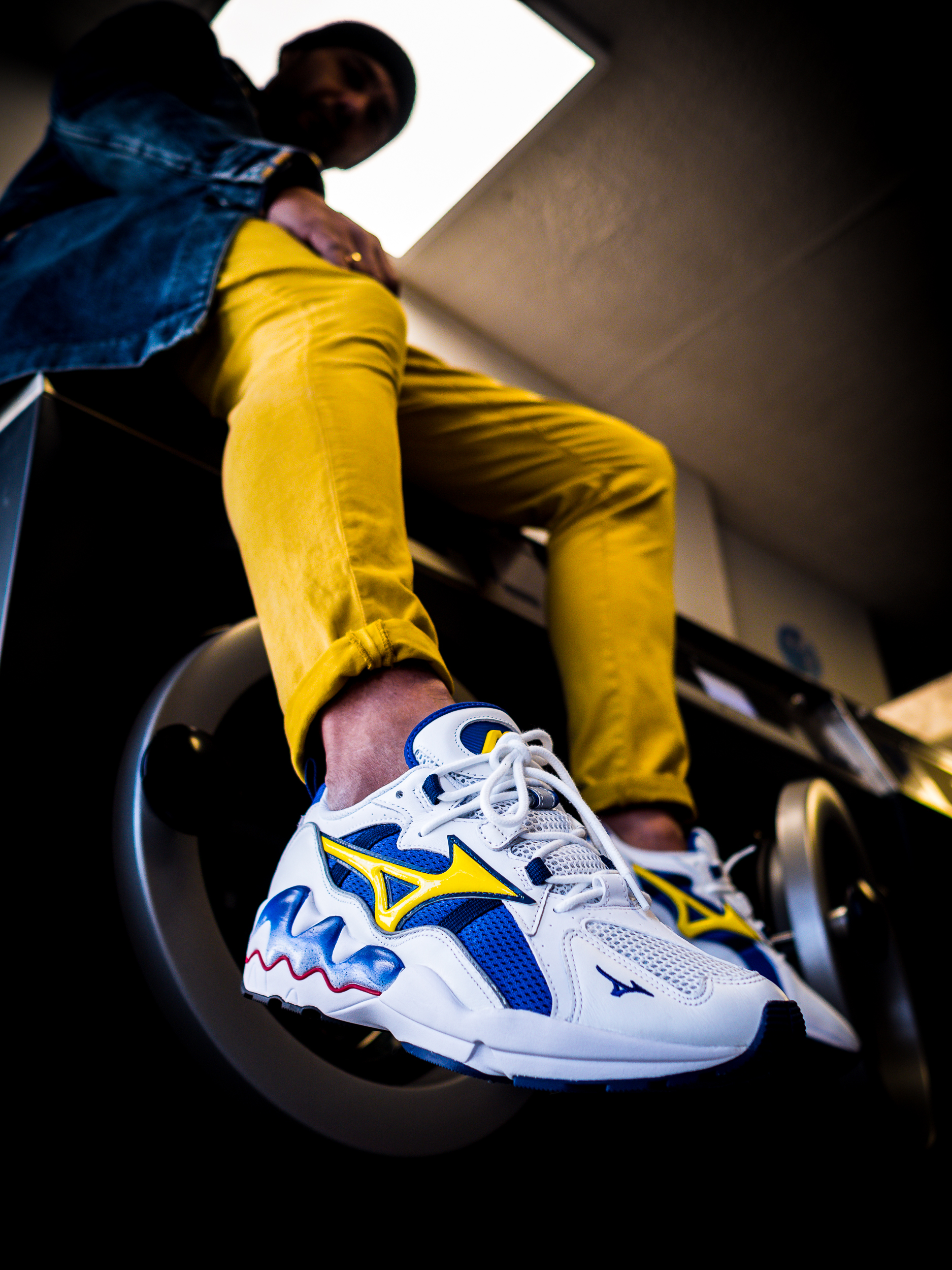 MIZUNO WAVE RIDER I OG – YELLOW BLUE